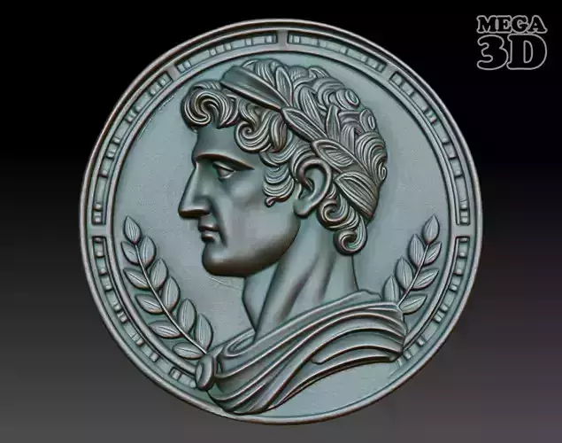 Roman King basrelief 10 240928