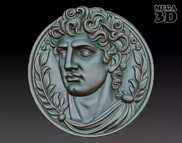 Roman King basrelief 09 240928