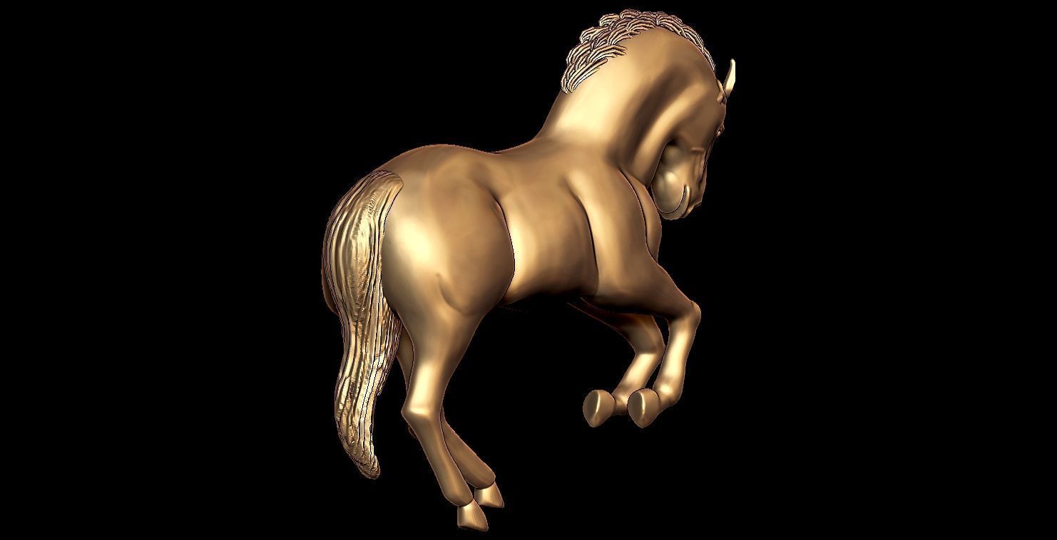 Horse  3D print model_6