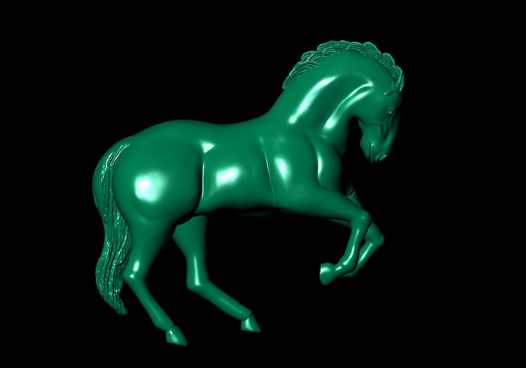 Horse  3D print model_31
