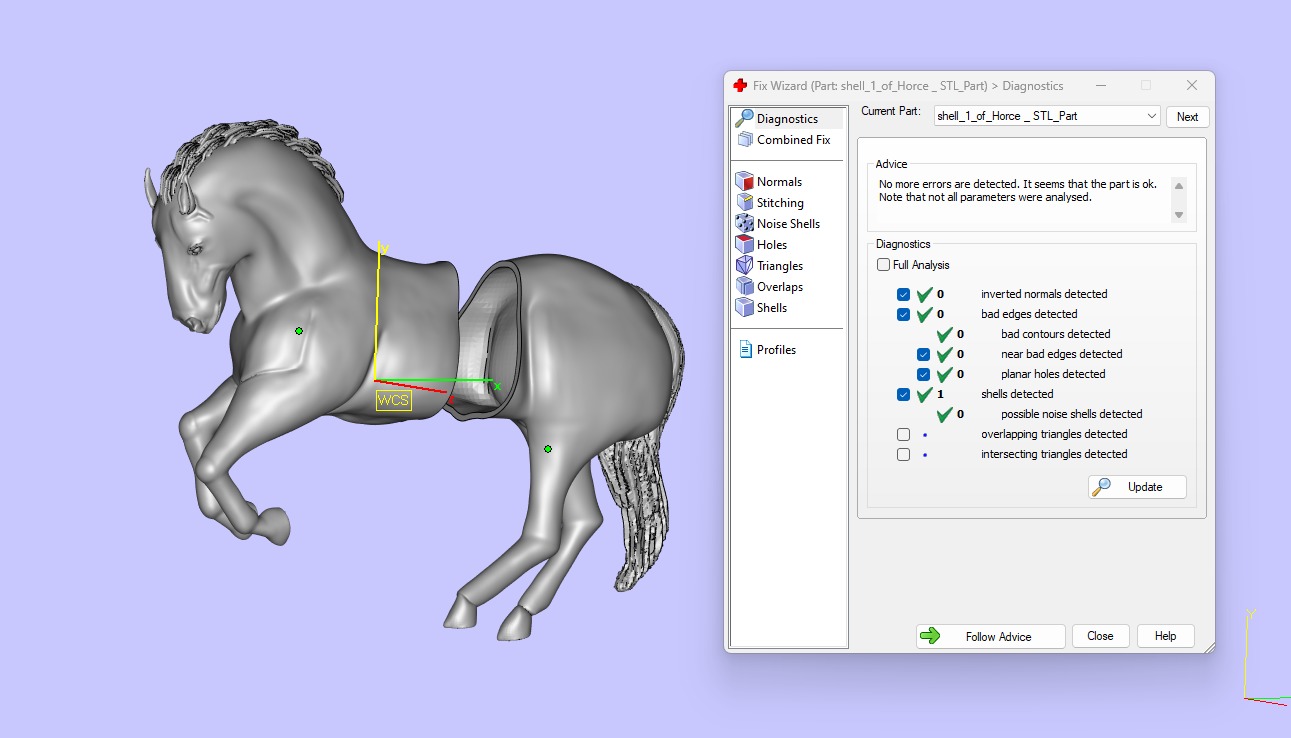 Horse  3D print model_36