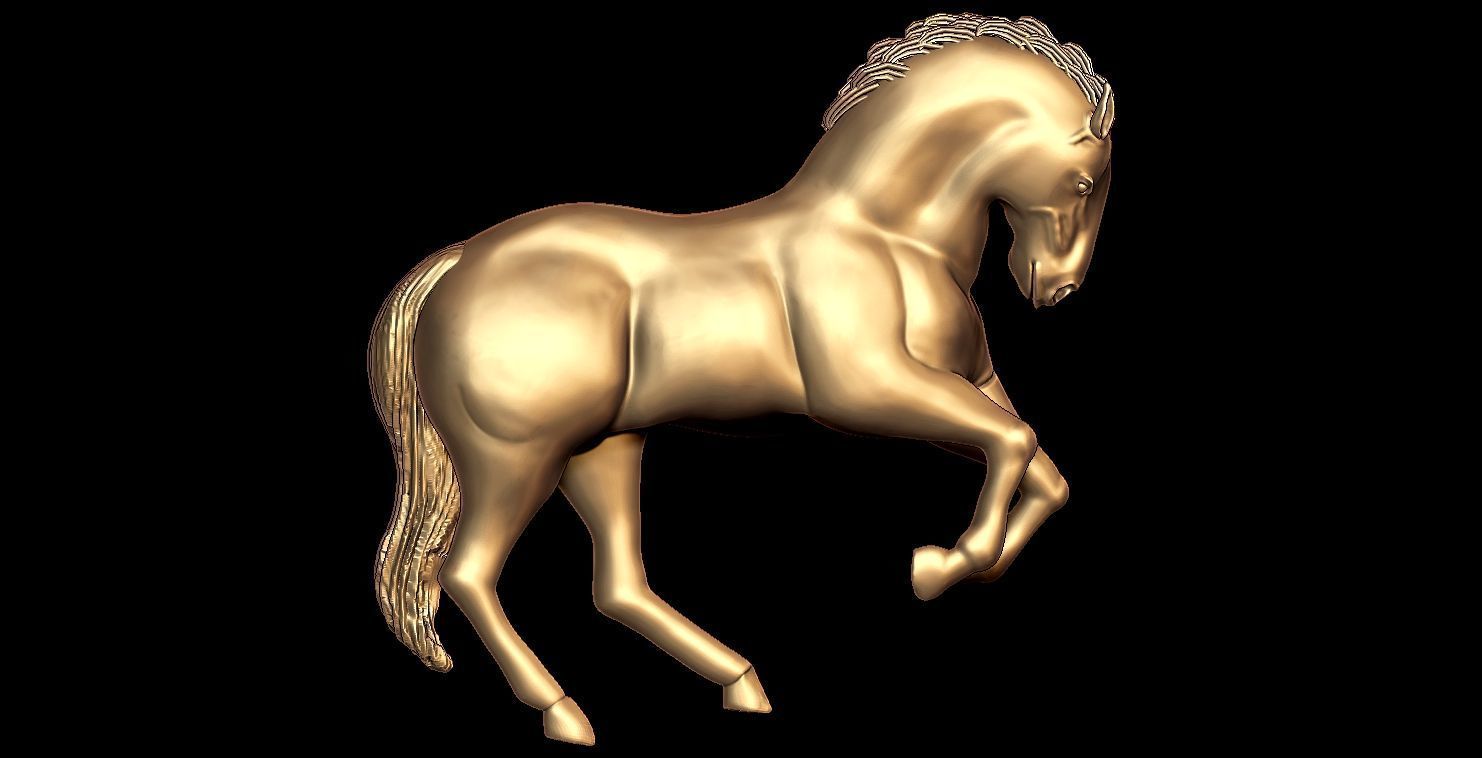 Horse  3D print model_7