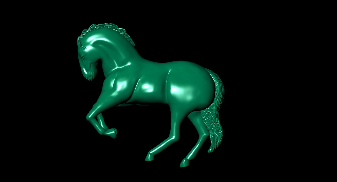 Horse  3D print model_29