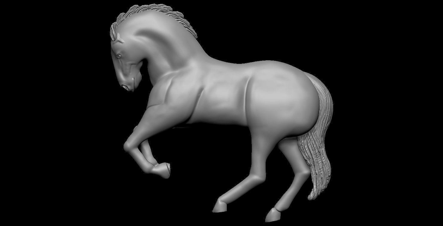 Horse  3D print model_10