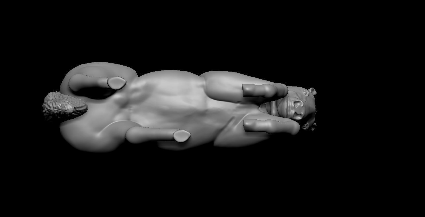 Horse  3D print model_15