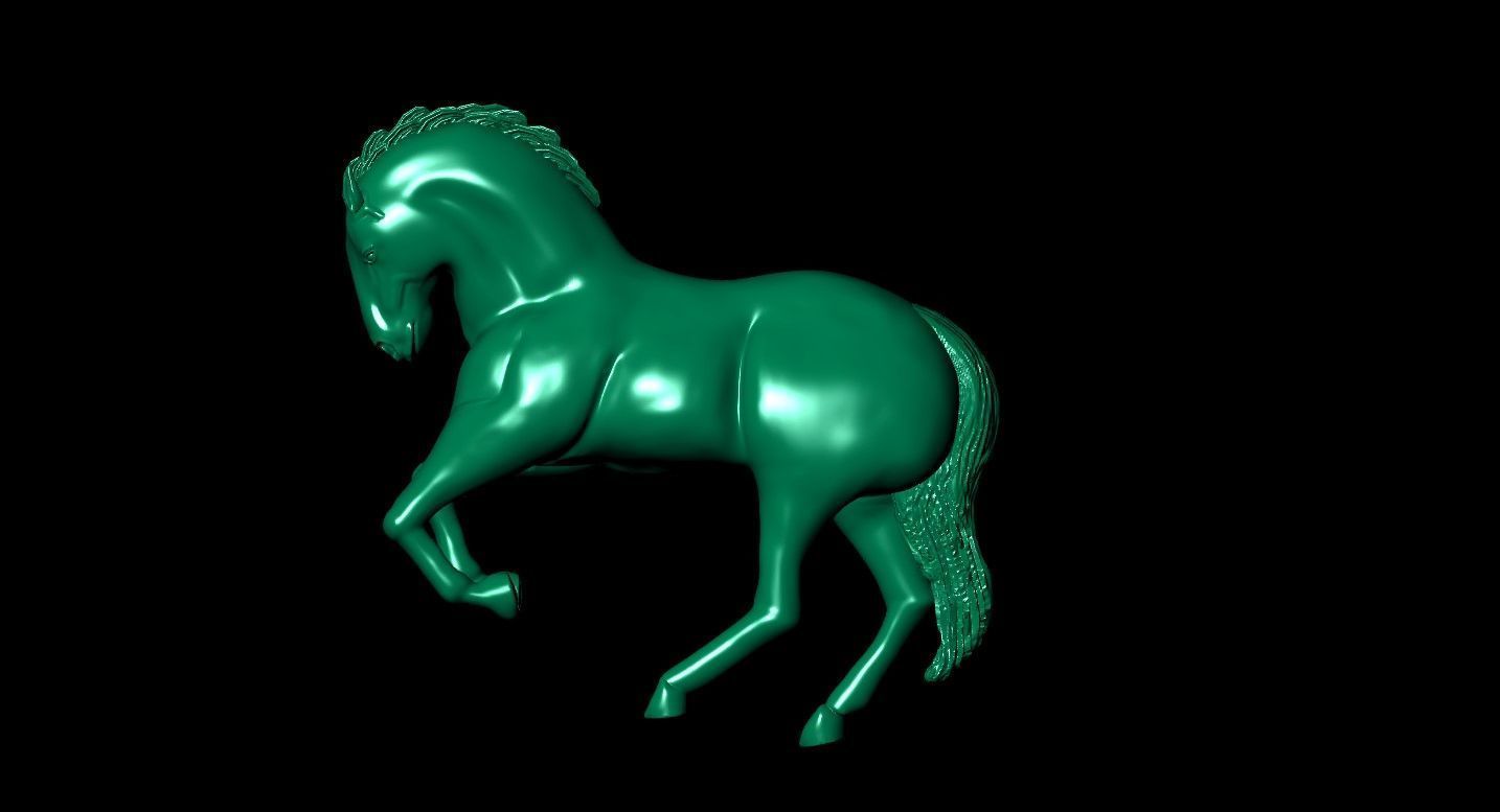 Horse  3D print model_28