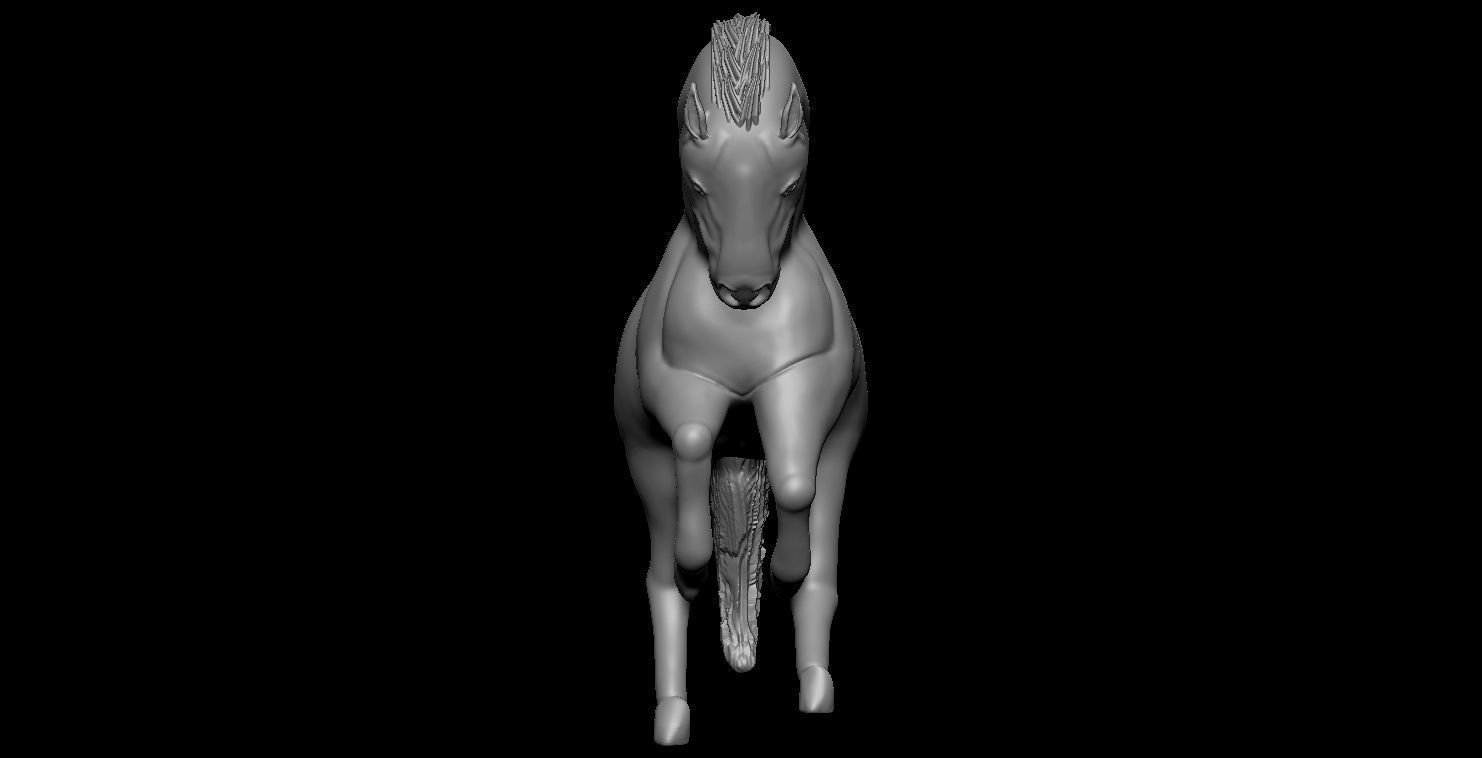 Horse  3D print model_12
