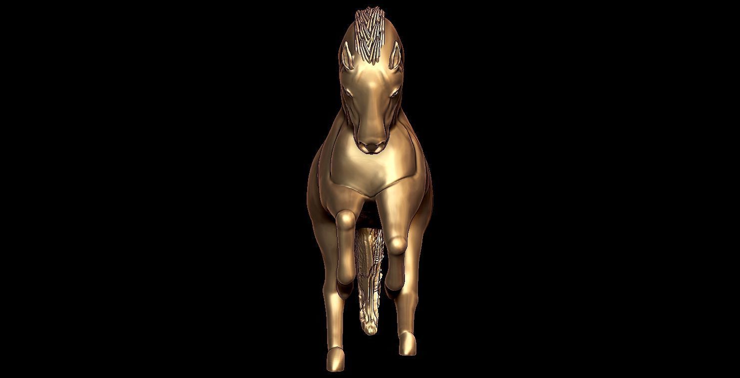 Horse  3D print model_2