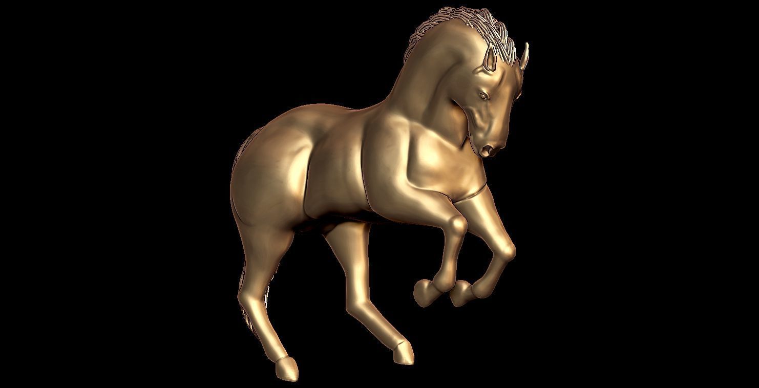 Horse  3D print model_8