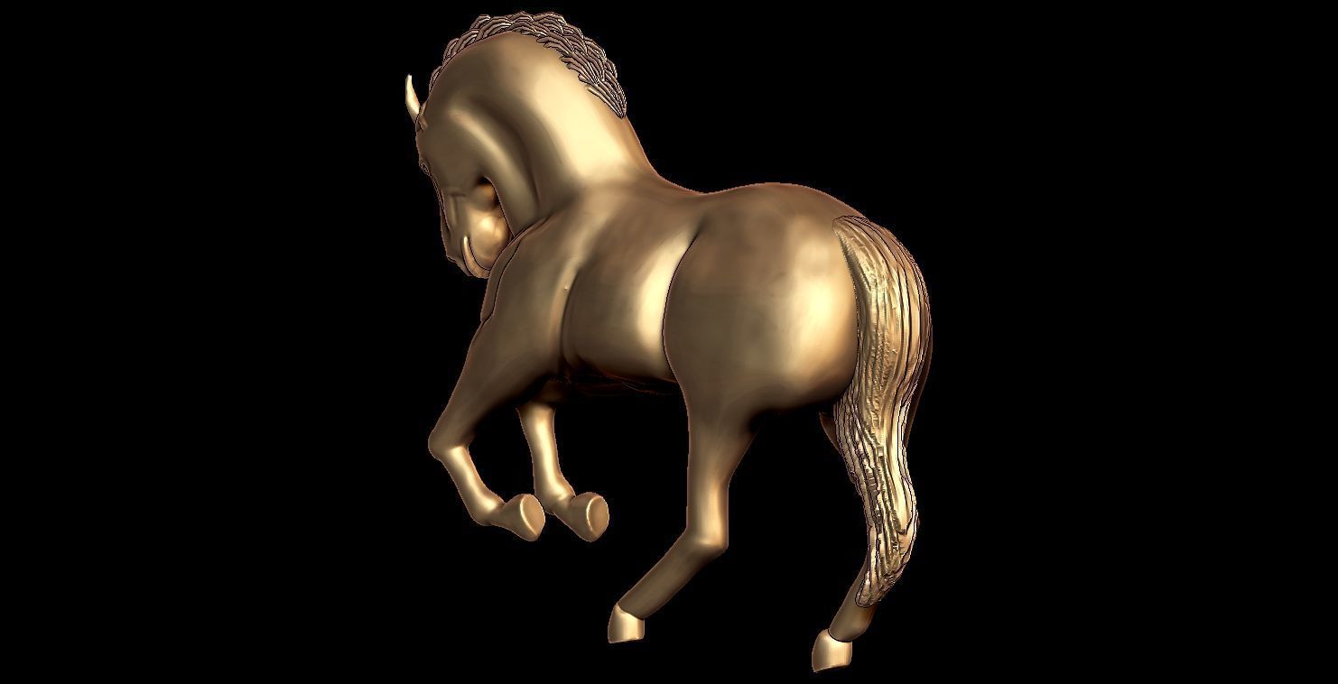 Horse  3D print model_4