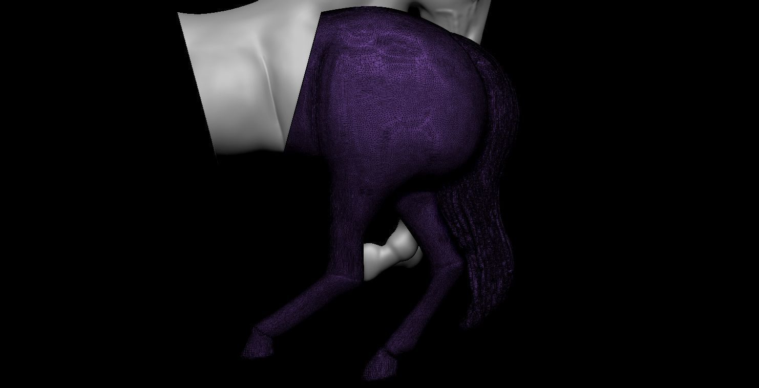 Horse  3D print model_23