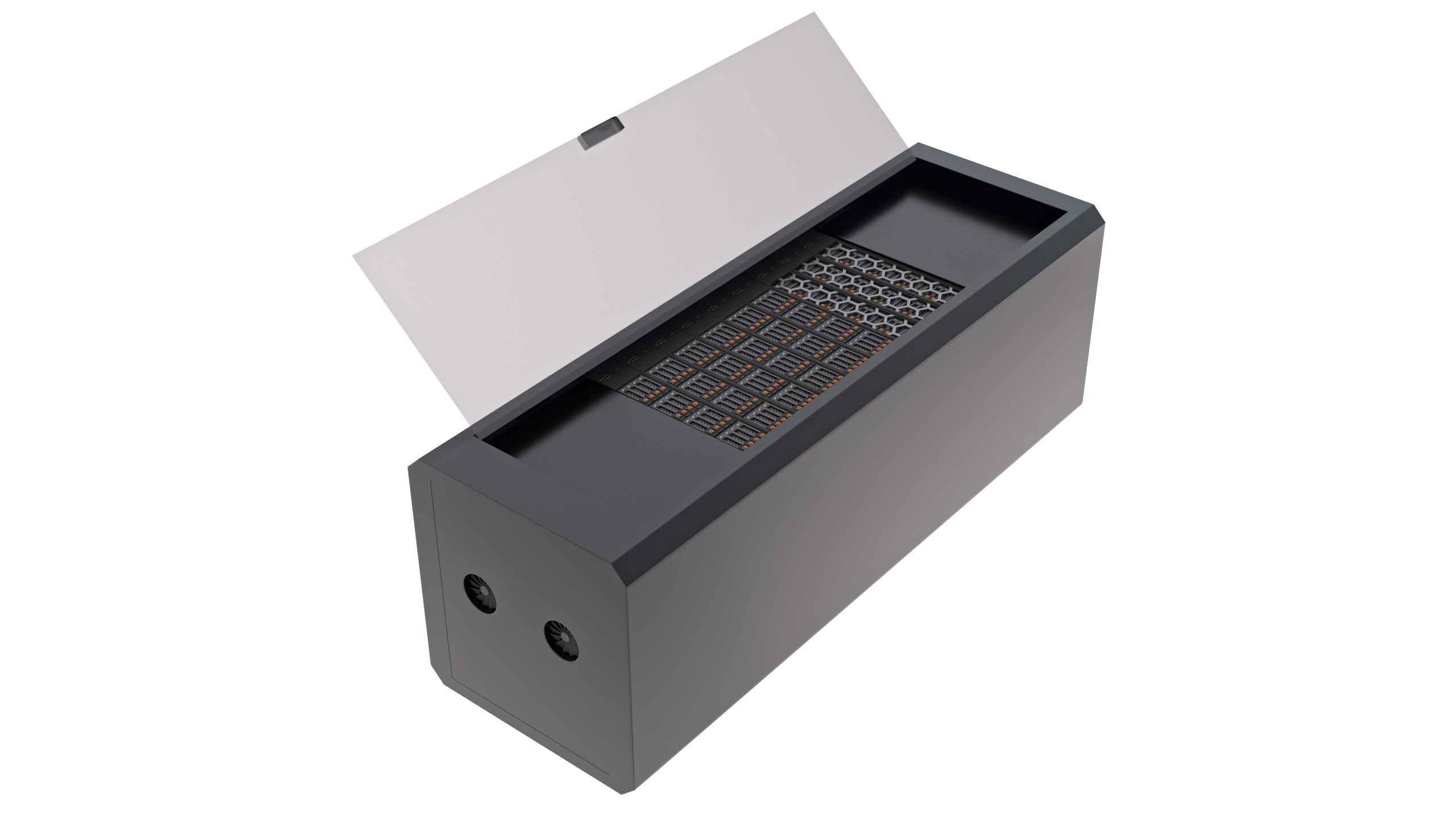 Data Server Rack 2 3D model_5