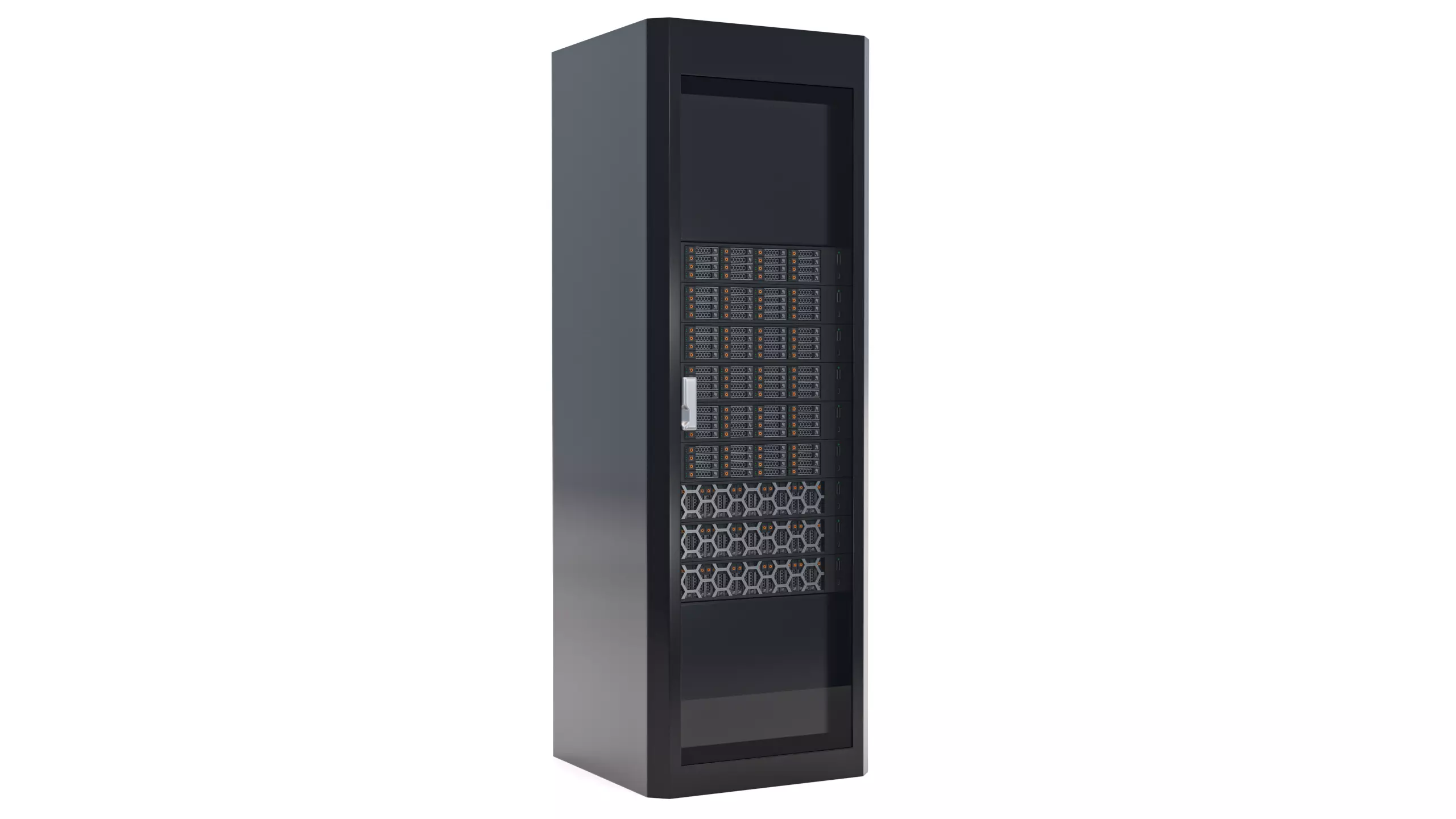 Data Server Rack 2 3D model_0
