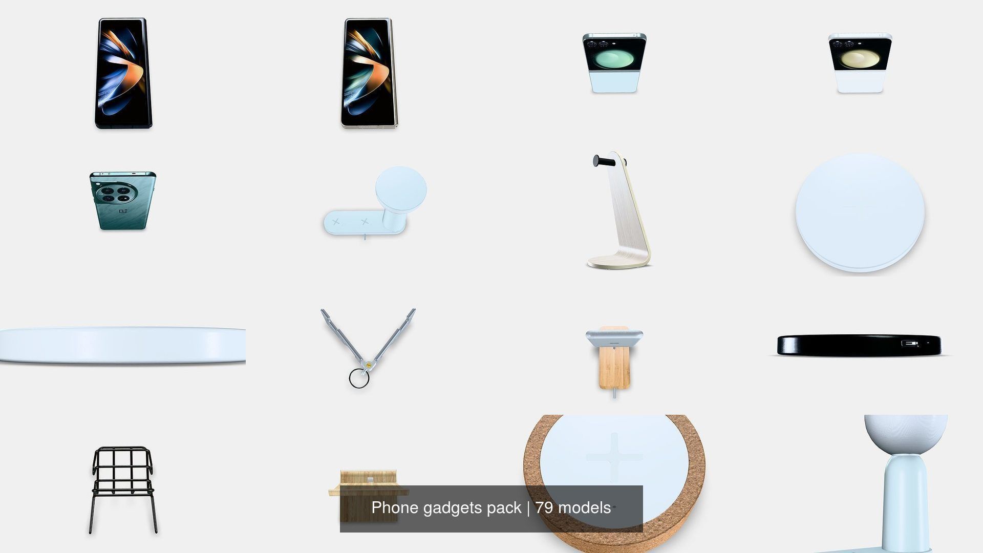 Phone gadgets pack 3D Model Collection_20