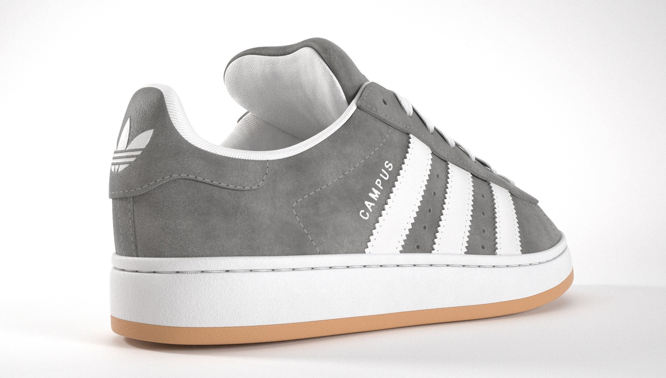 Adidas Campus 00s Suede Pack 2 Low-poly 3D model_6