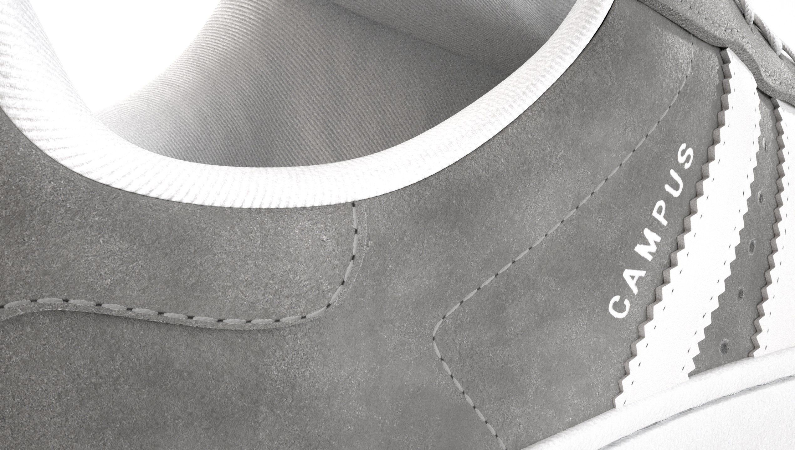 Adidas Campus 00s Suede Pack 2 Low-poly 3D model_42