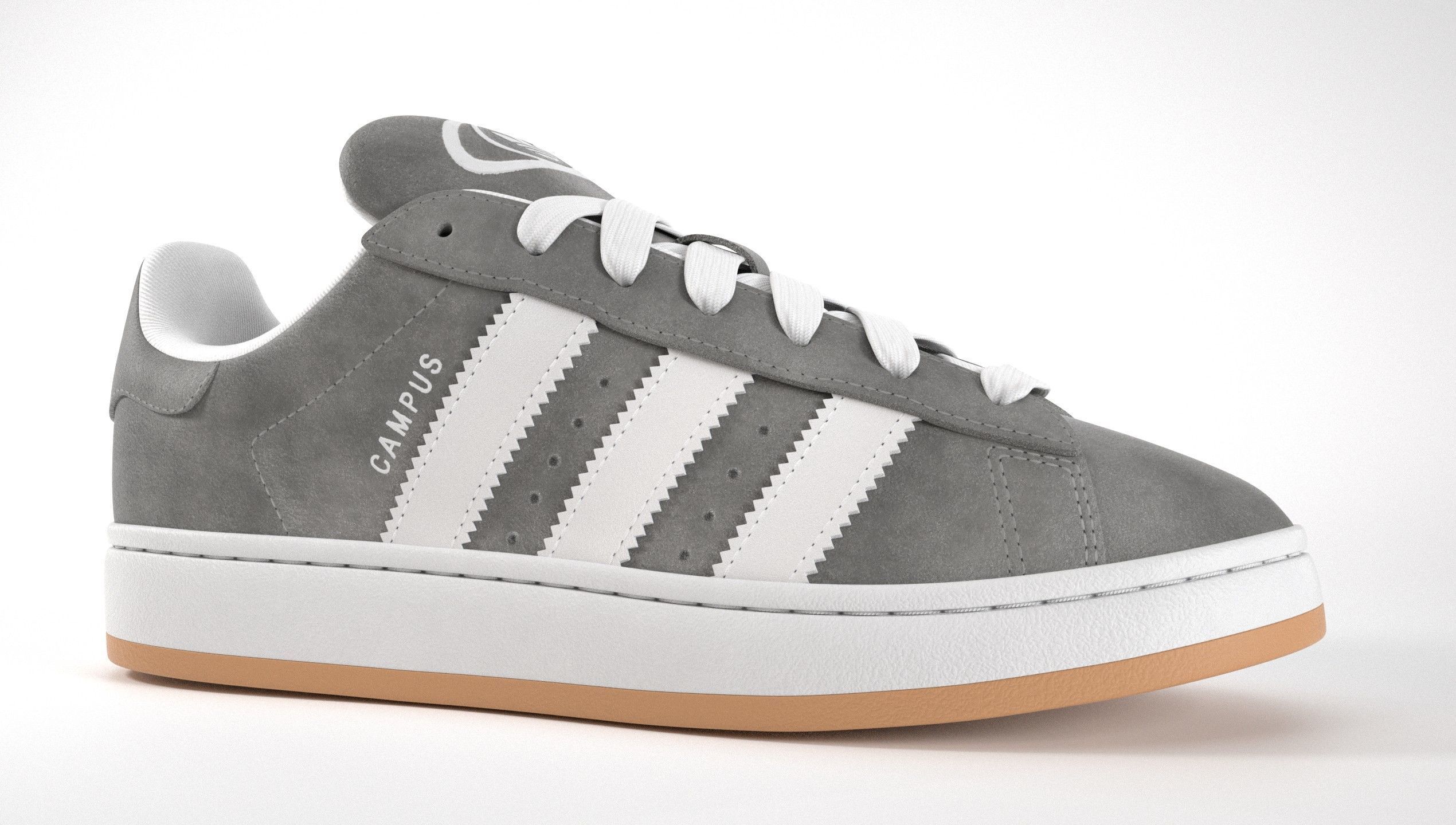 Adidas Campus 00s Suede Pack 2 Low-poly 3D model_34