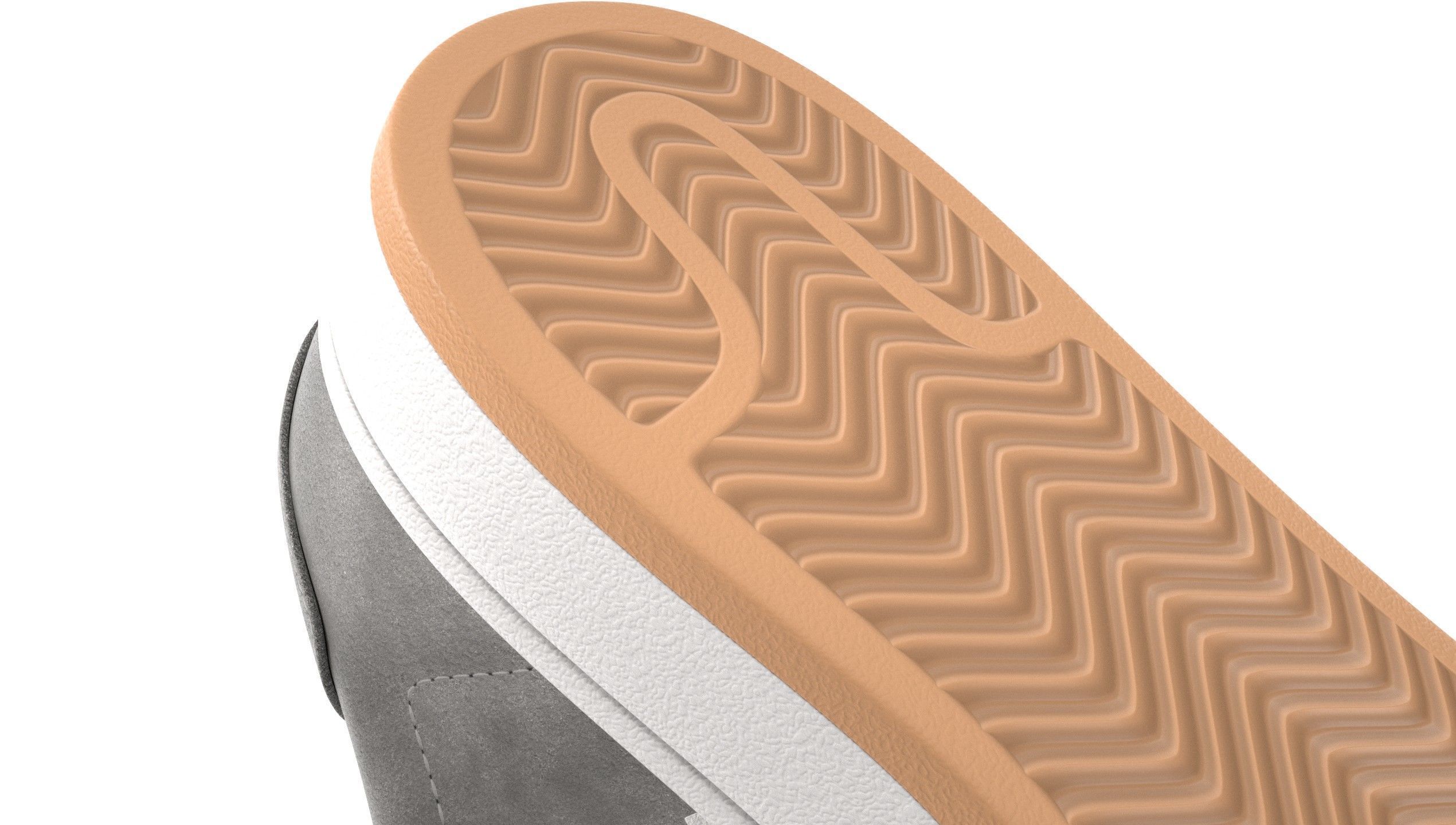 Adidas Campus 00s Suede Pack 2 Low-poly 3D model_29