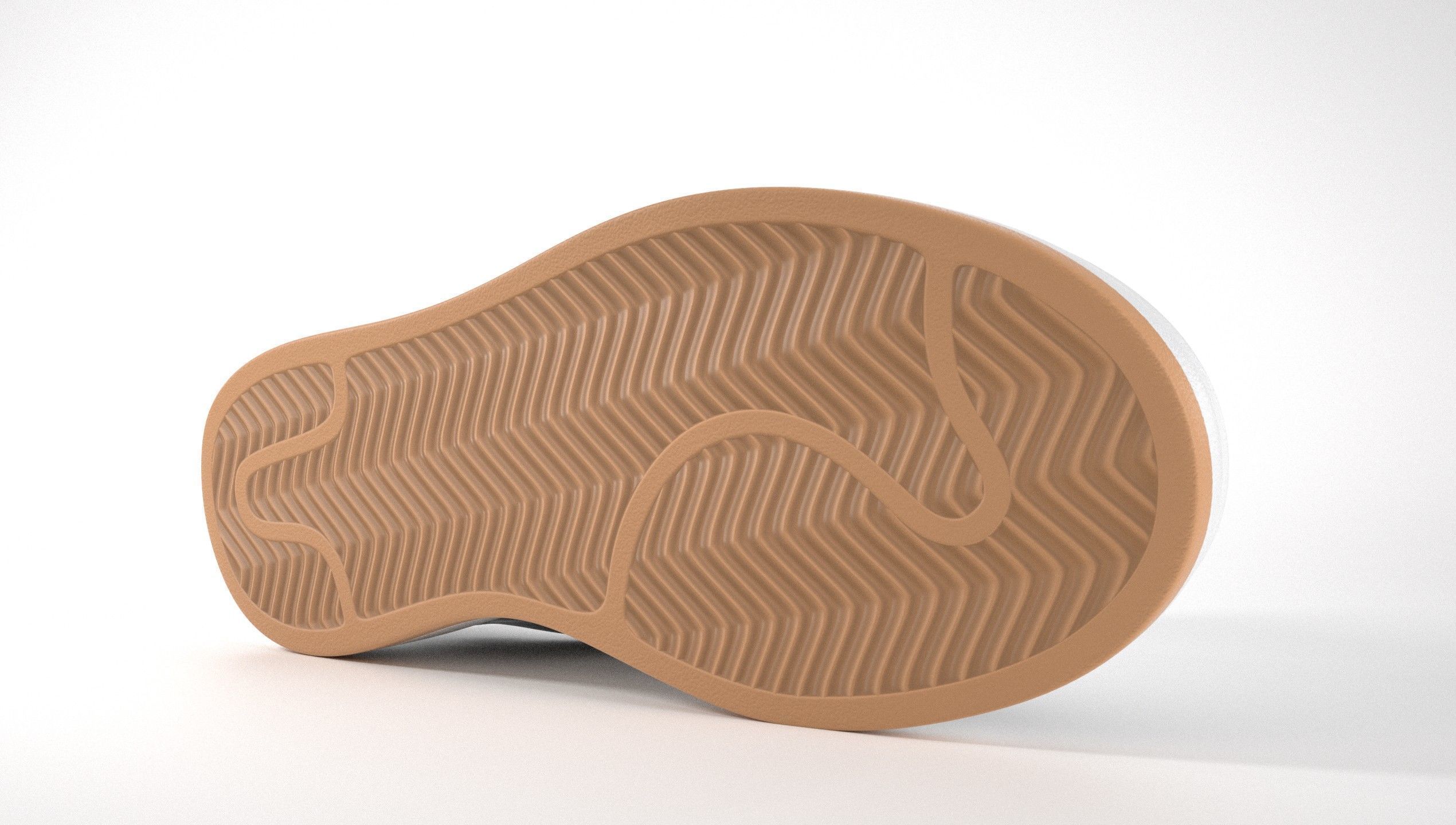 Adidas Campus 00s Suede Pack 2 Low-poly 3D model_15