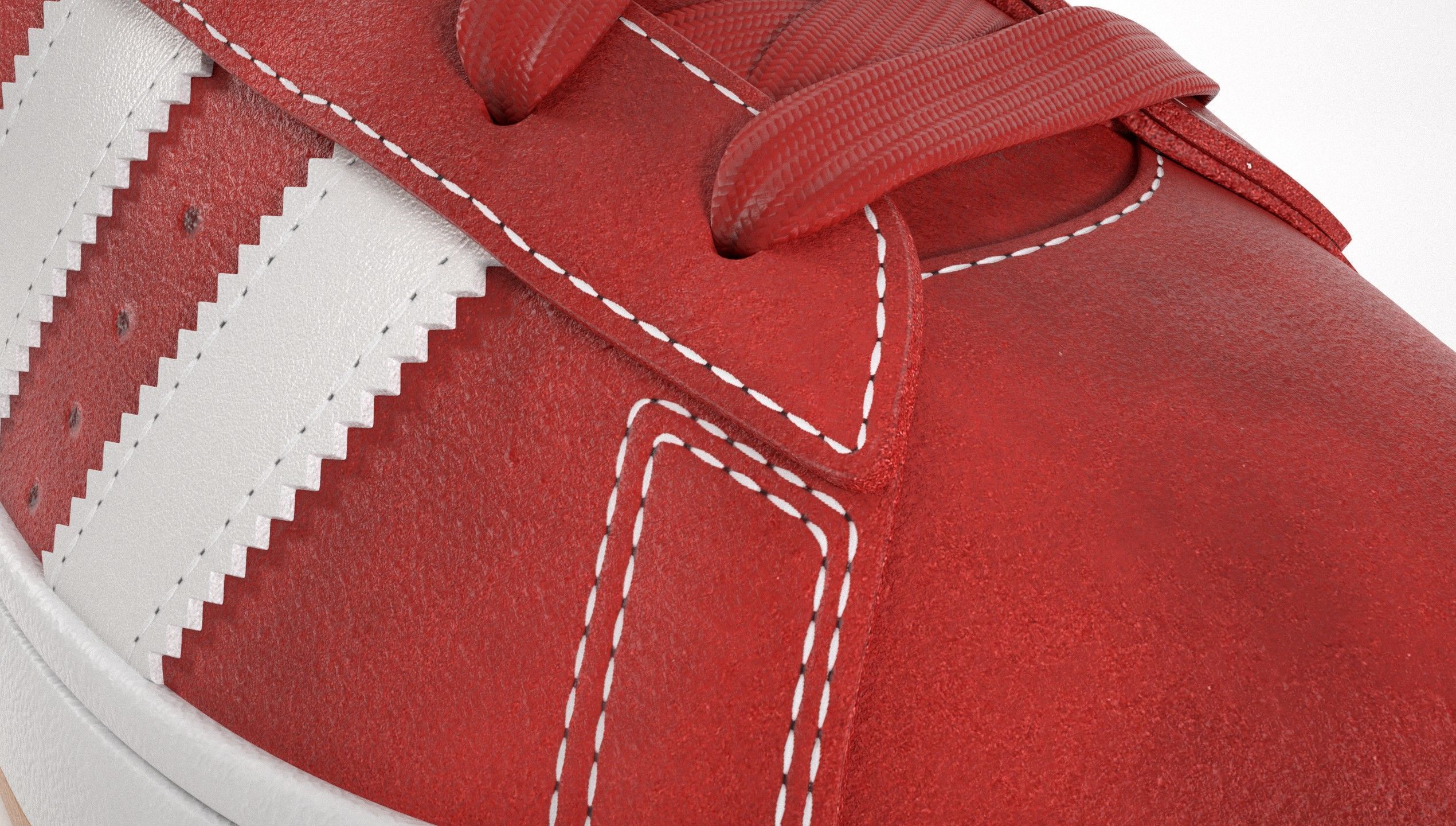 Adidas Campus 00s Suede Pack 2 Low-poly 3D model_31