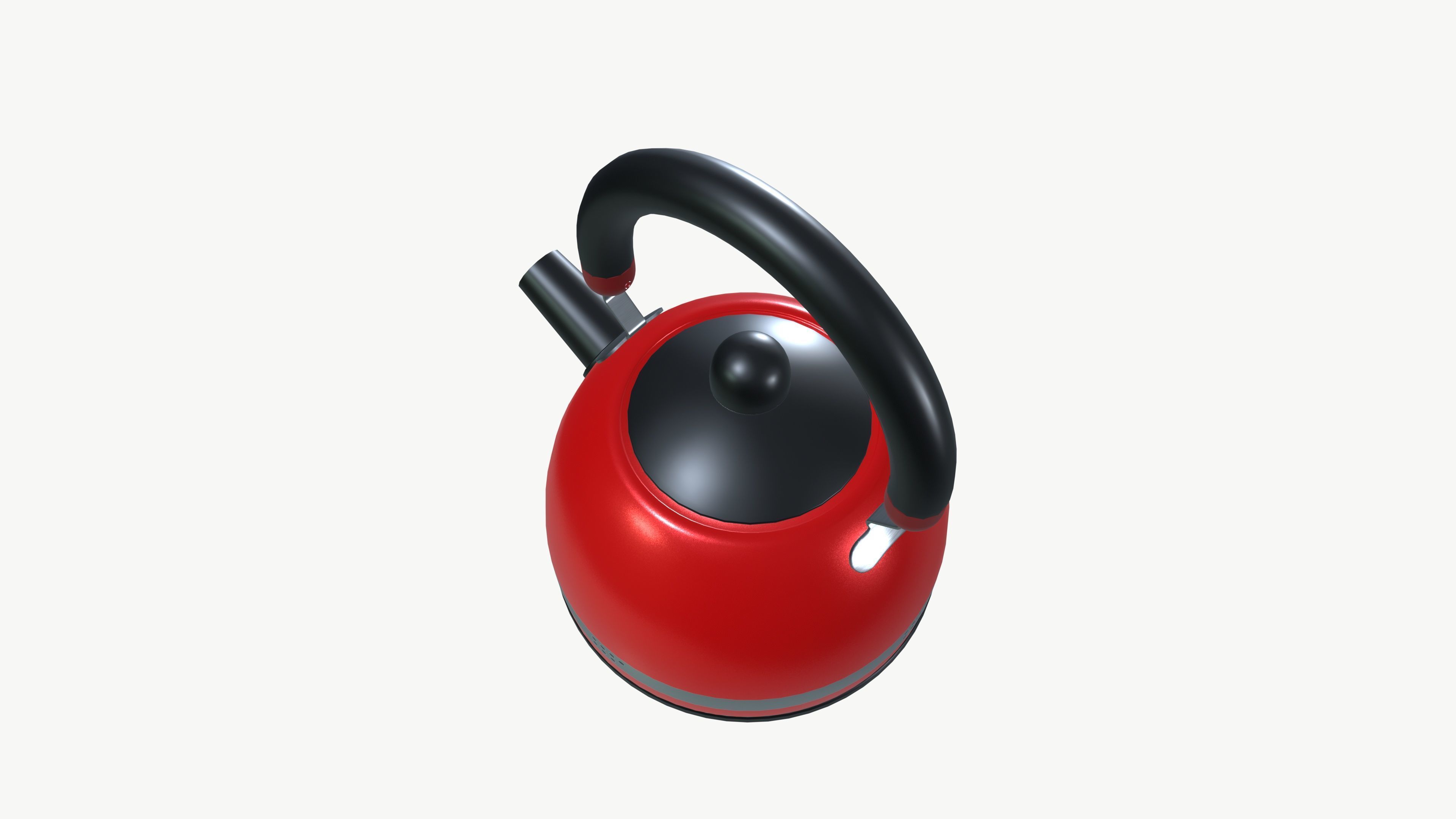 Tea Kettle 3D model_4