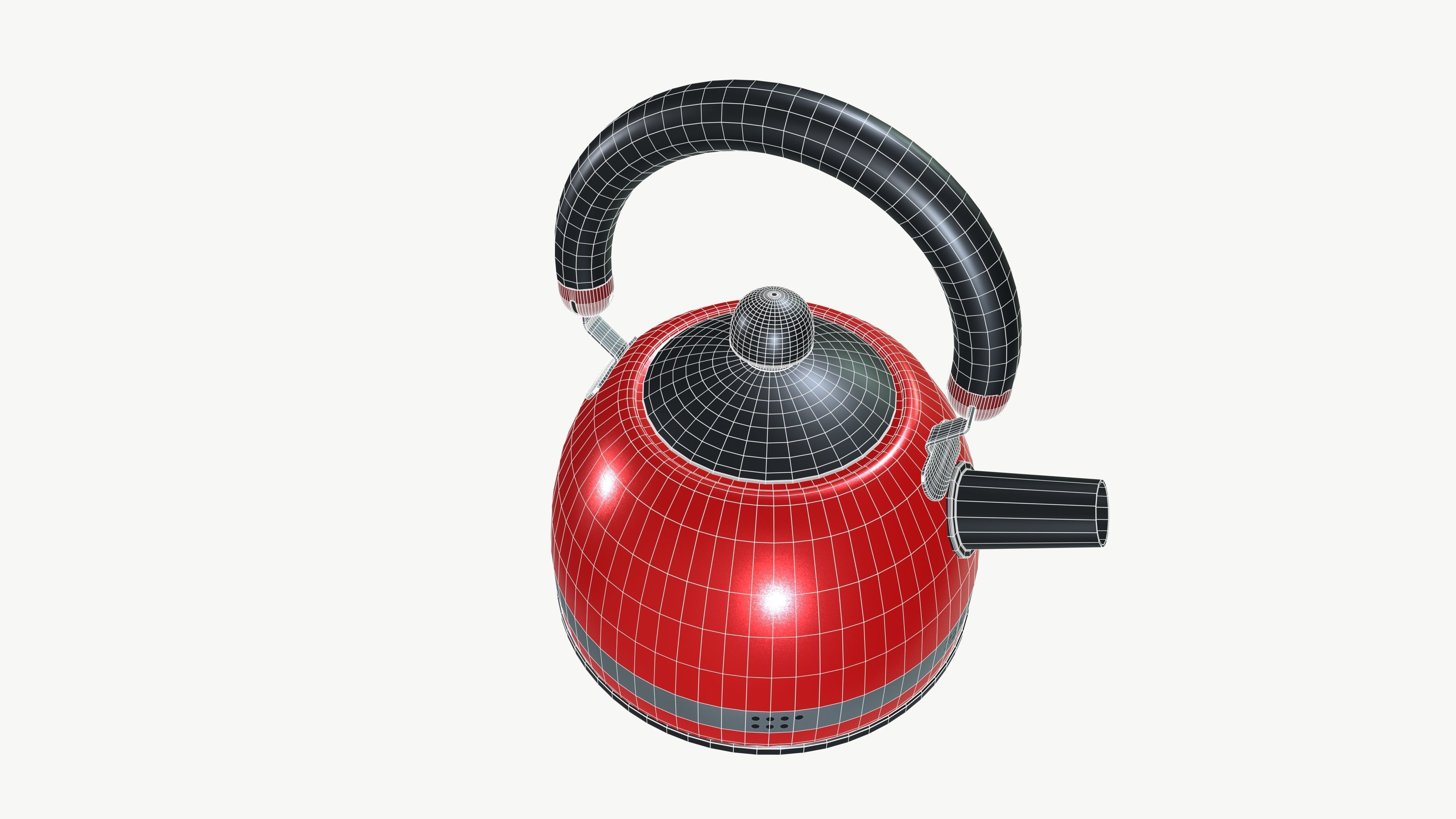 Tea Kettle 3D model_7