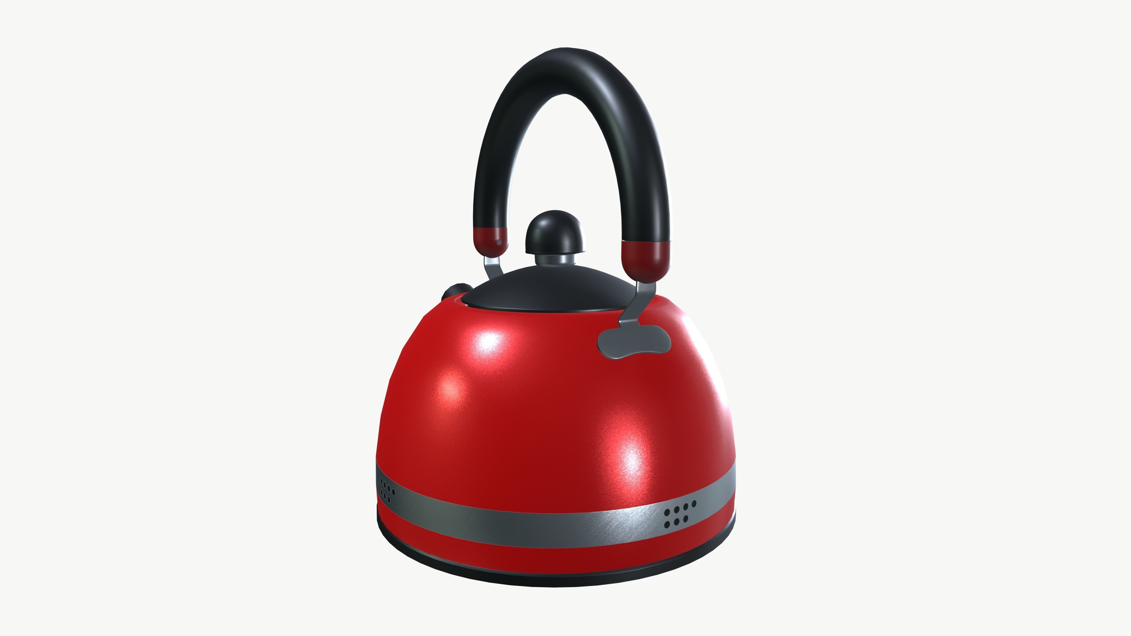 Tea Kettle 3D model_3