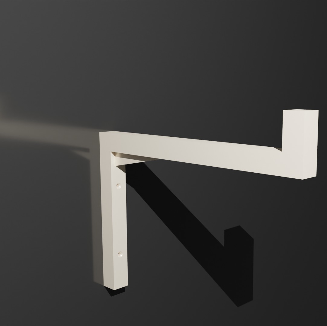 WALL BRACKET 3D print model_1