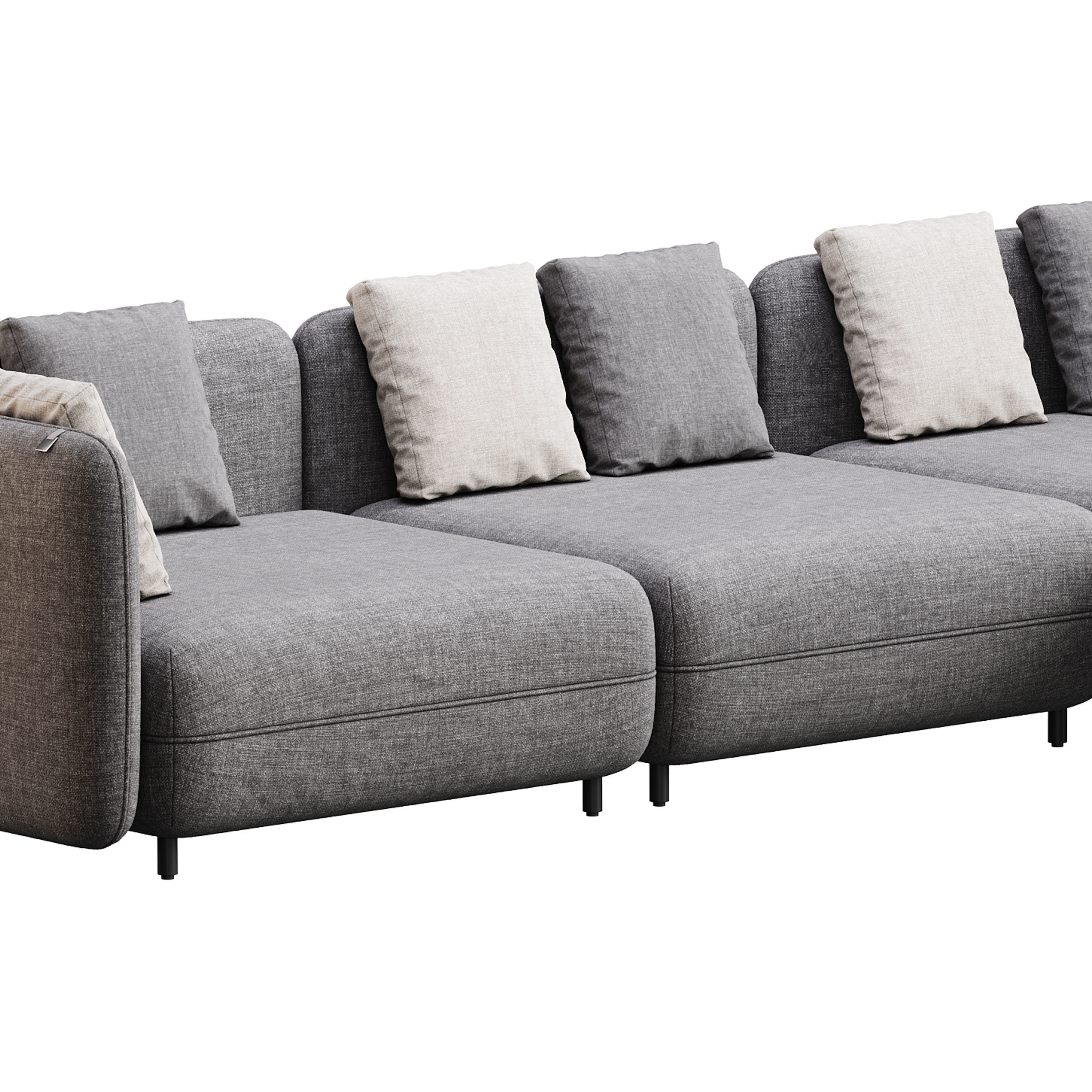 Corner sofa F123 by Delavega 3D model_11
