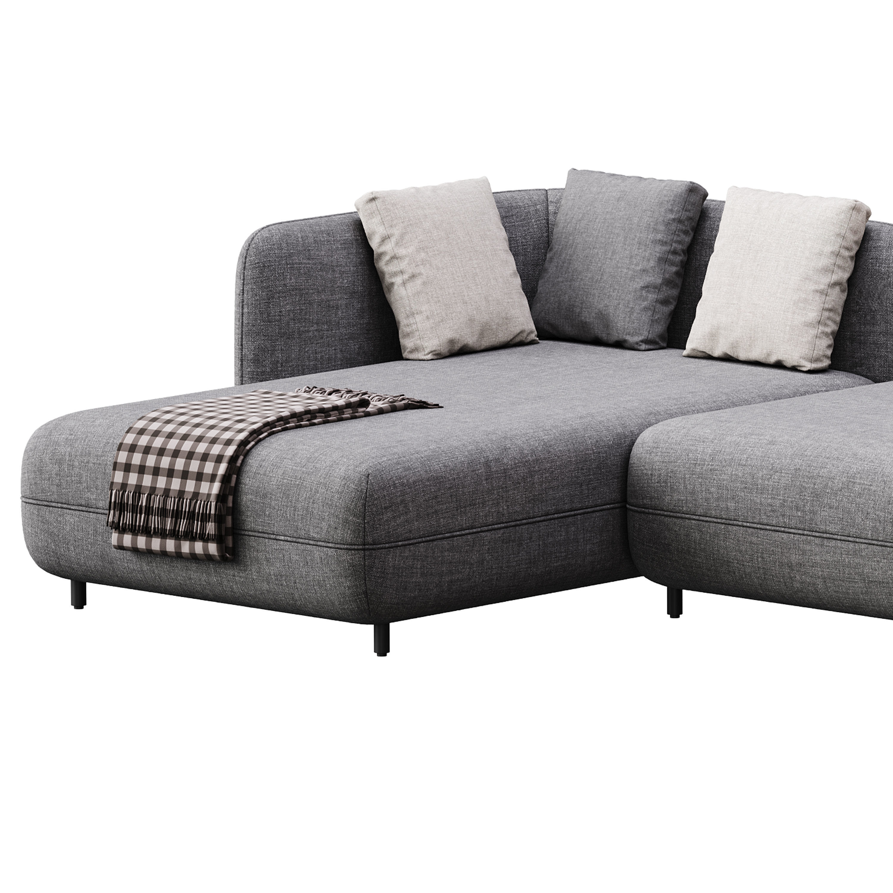 Corner sofa F123 by Delavega 3D model_5