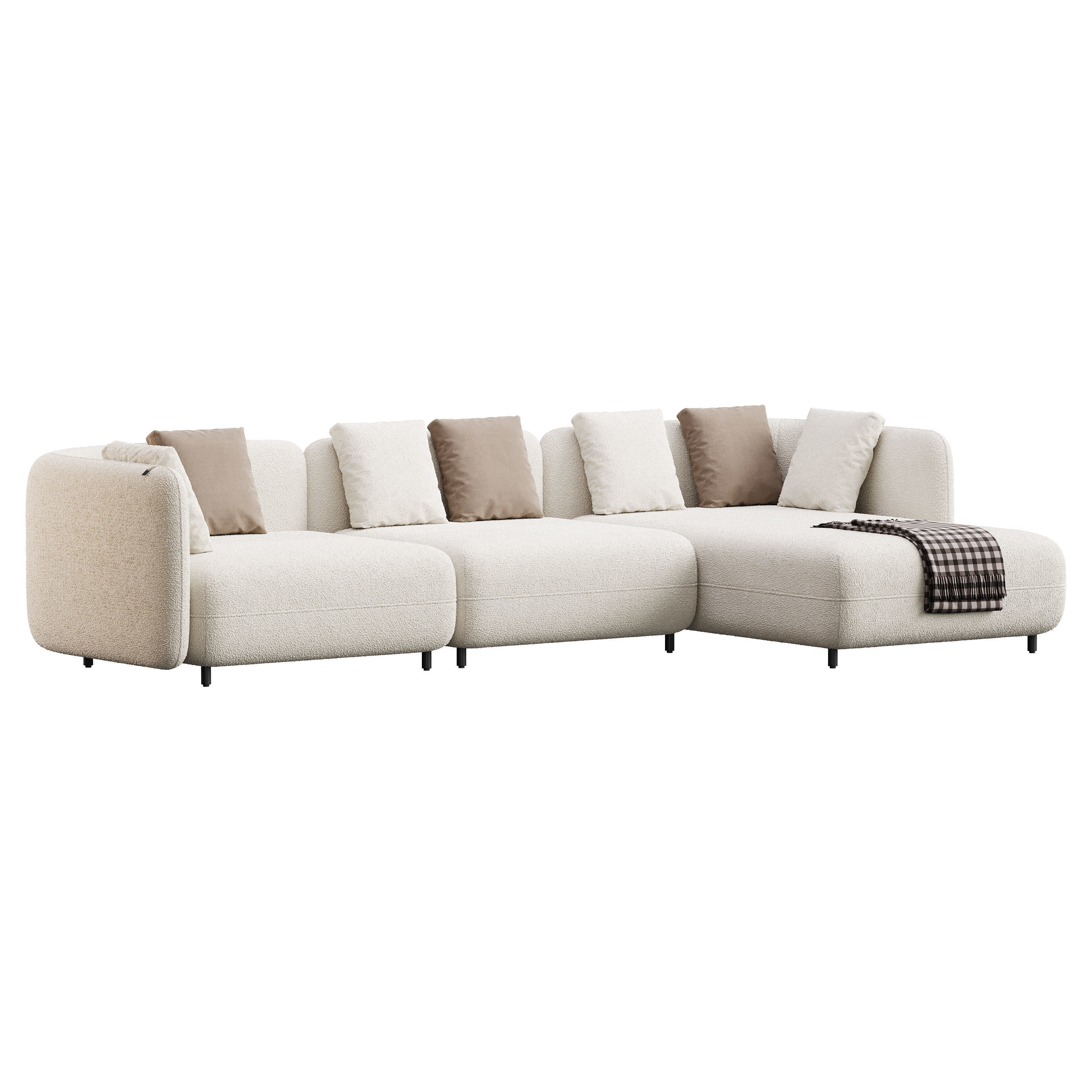 Corner sofa F123 by Delavega 3D model_4