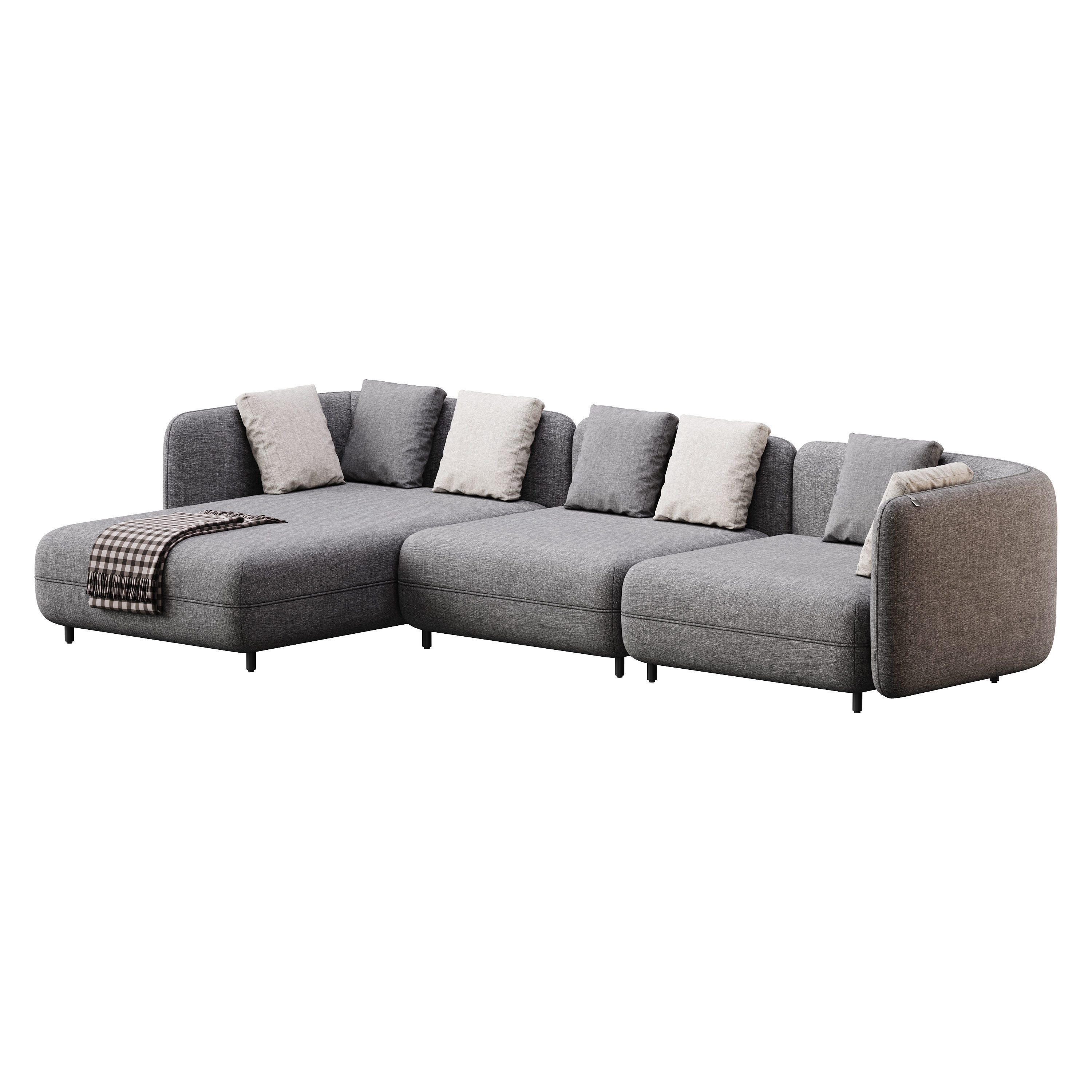 Corner sofa F123 by Delavega 3D model_2