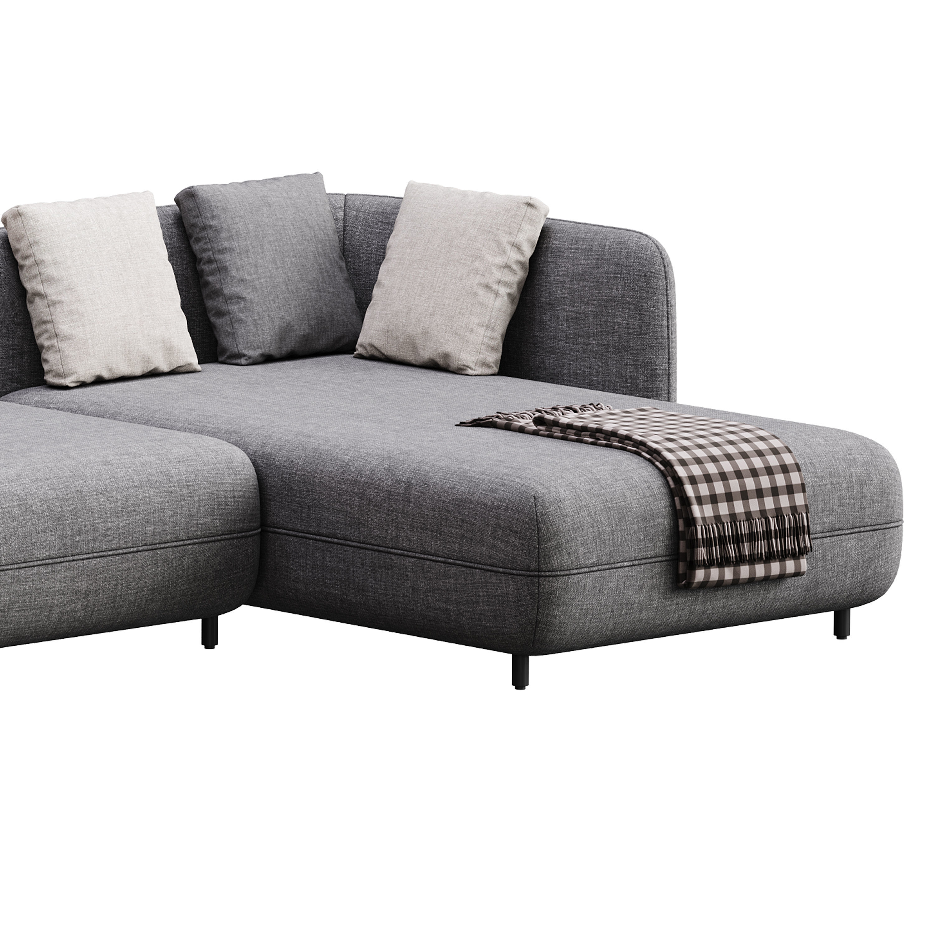 Corner sofa F123 by Delavega 3D model_6