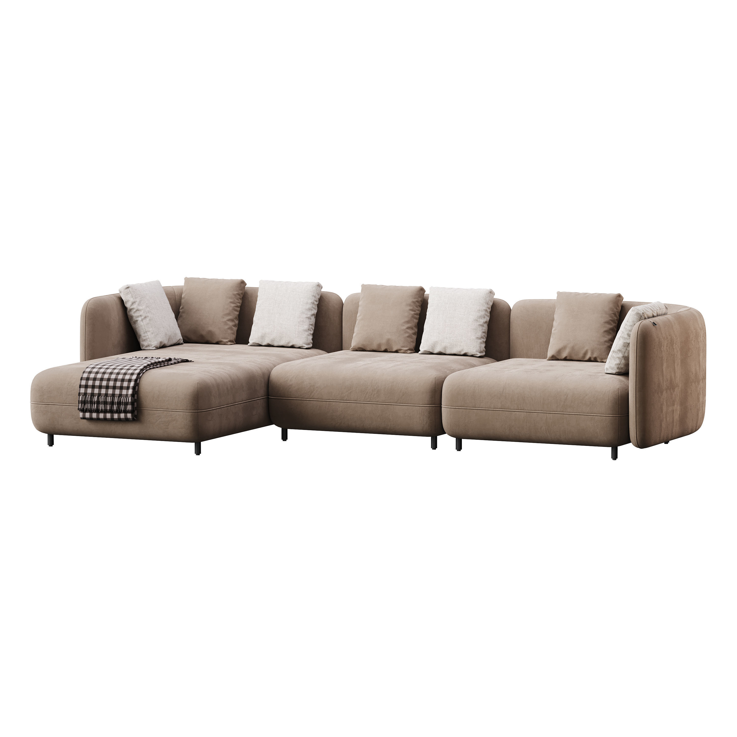 Corner sofa F123 by Delavega 3D model_9