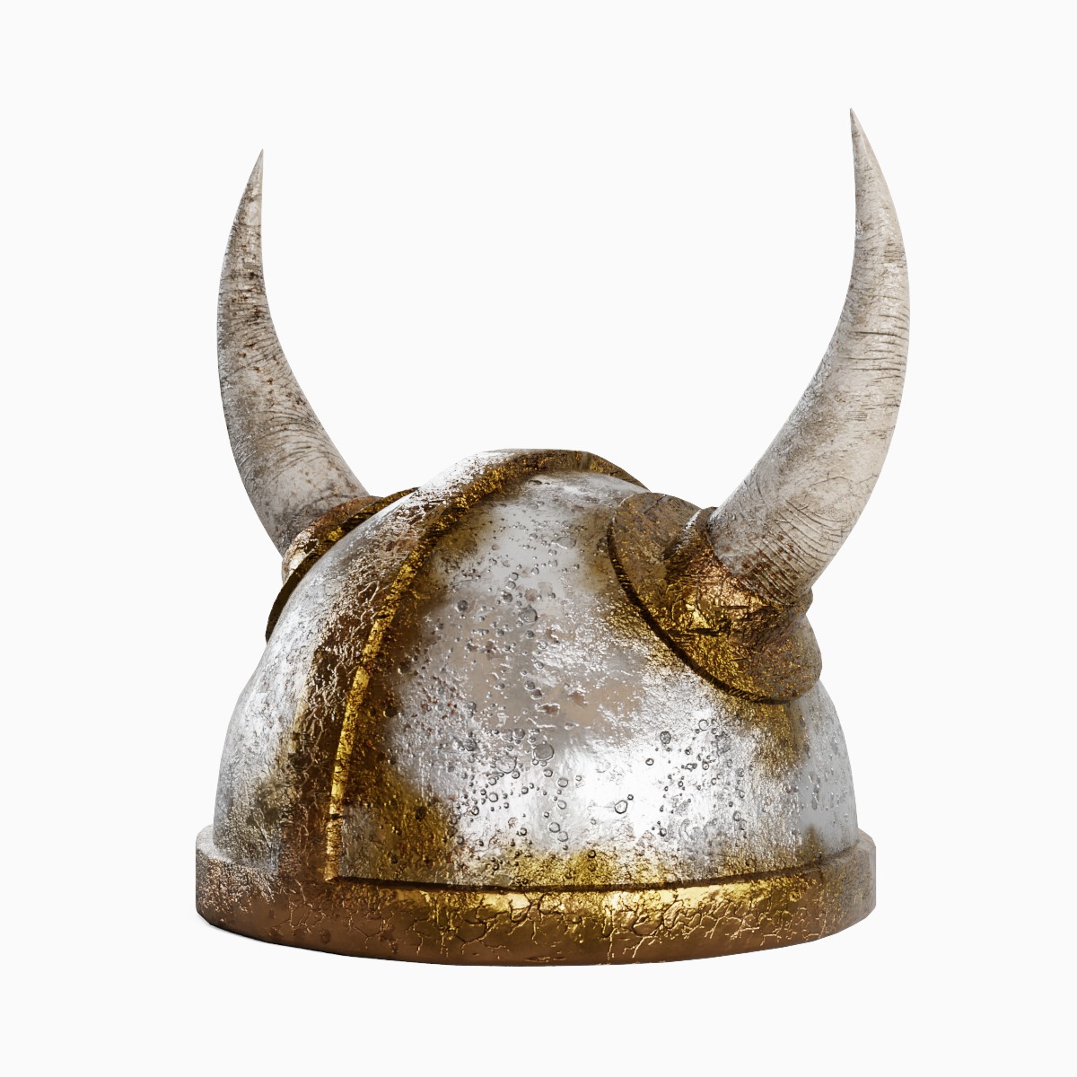 Viking Helmet 01 3D model_4