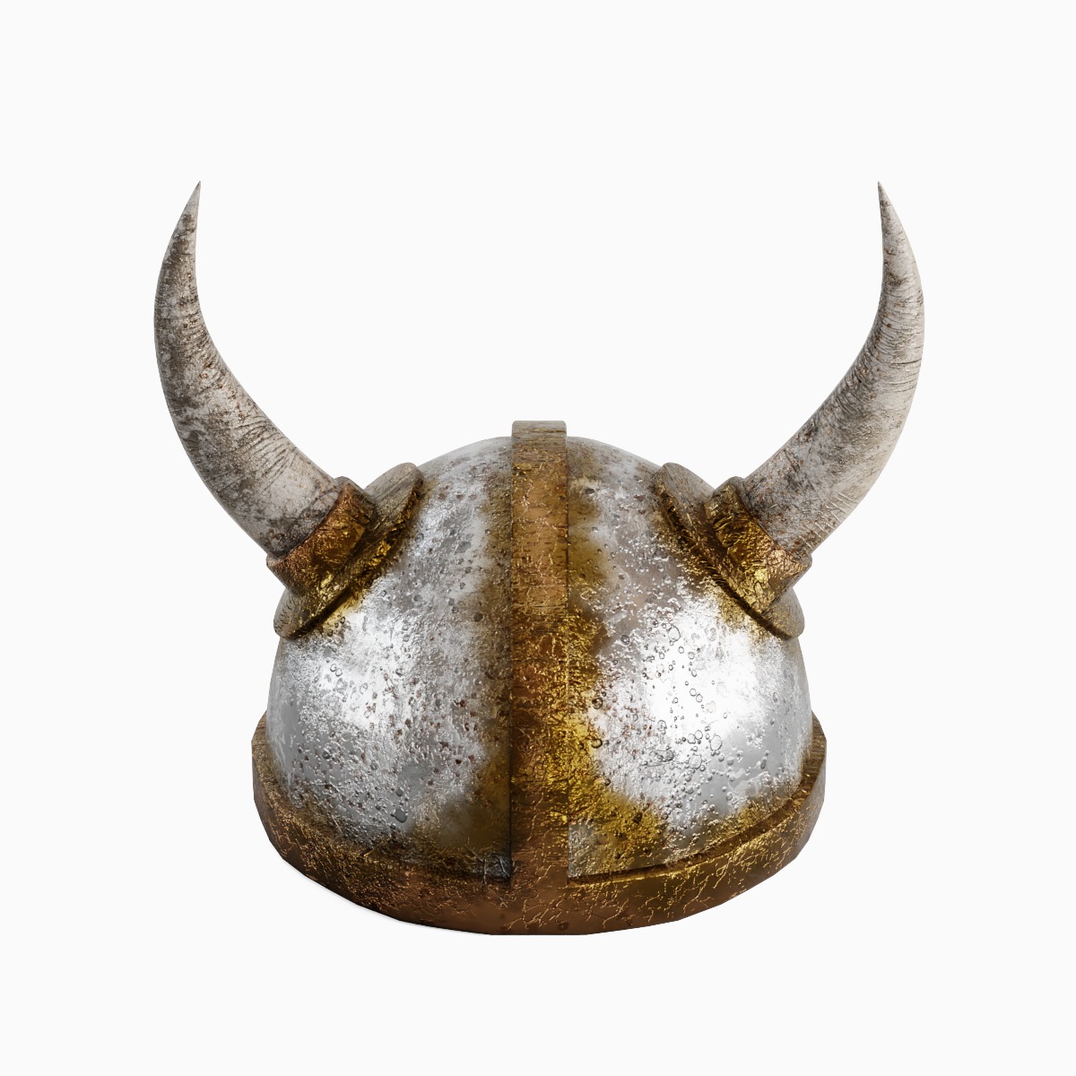 Viking Helmet 01 3D model_3