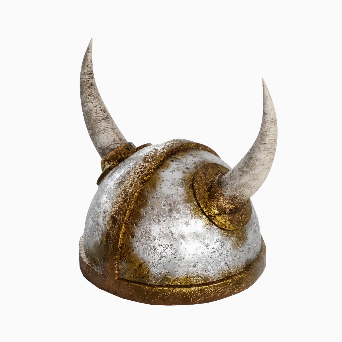 Viking Helmet 01 3D model_9