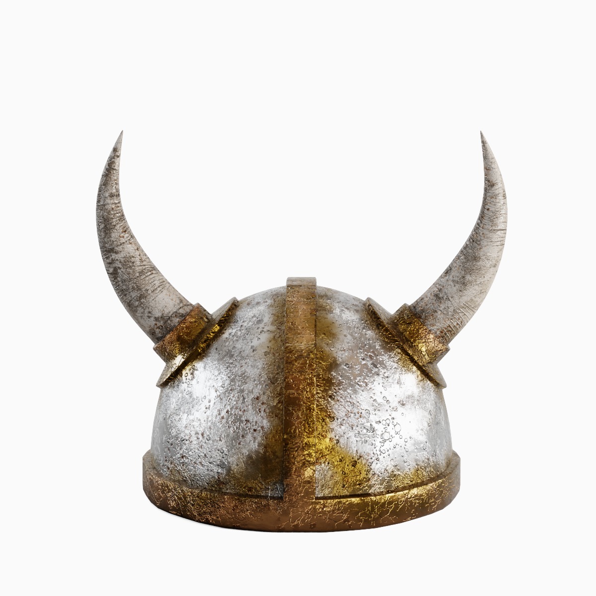 Viking Helmet 01 3D model_1