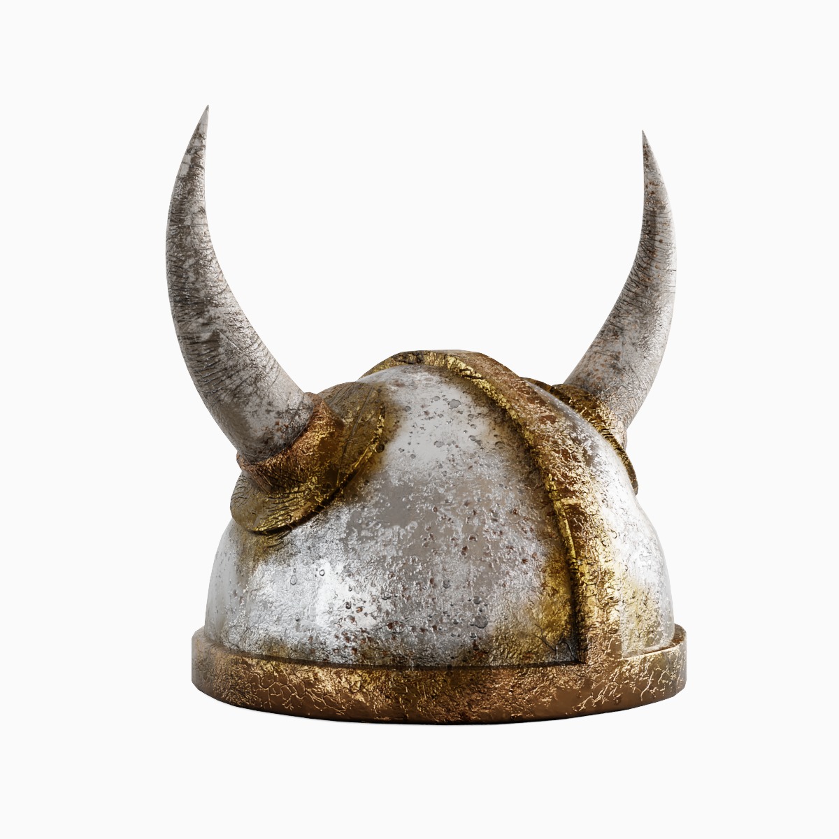 Viking Helmet 01 3D model_2