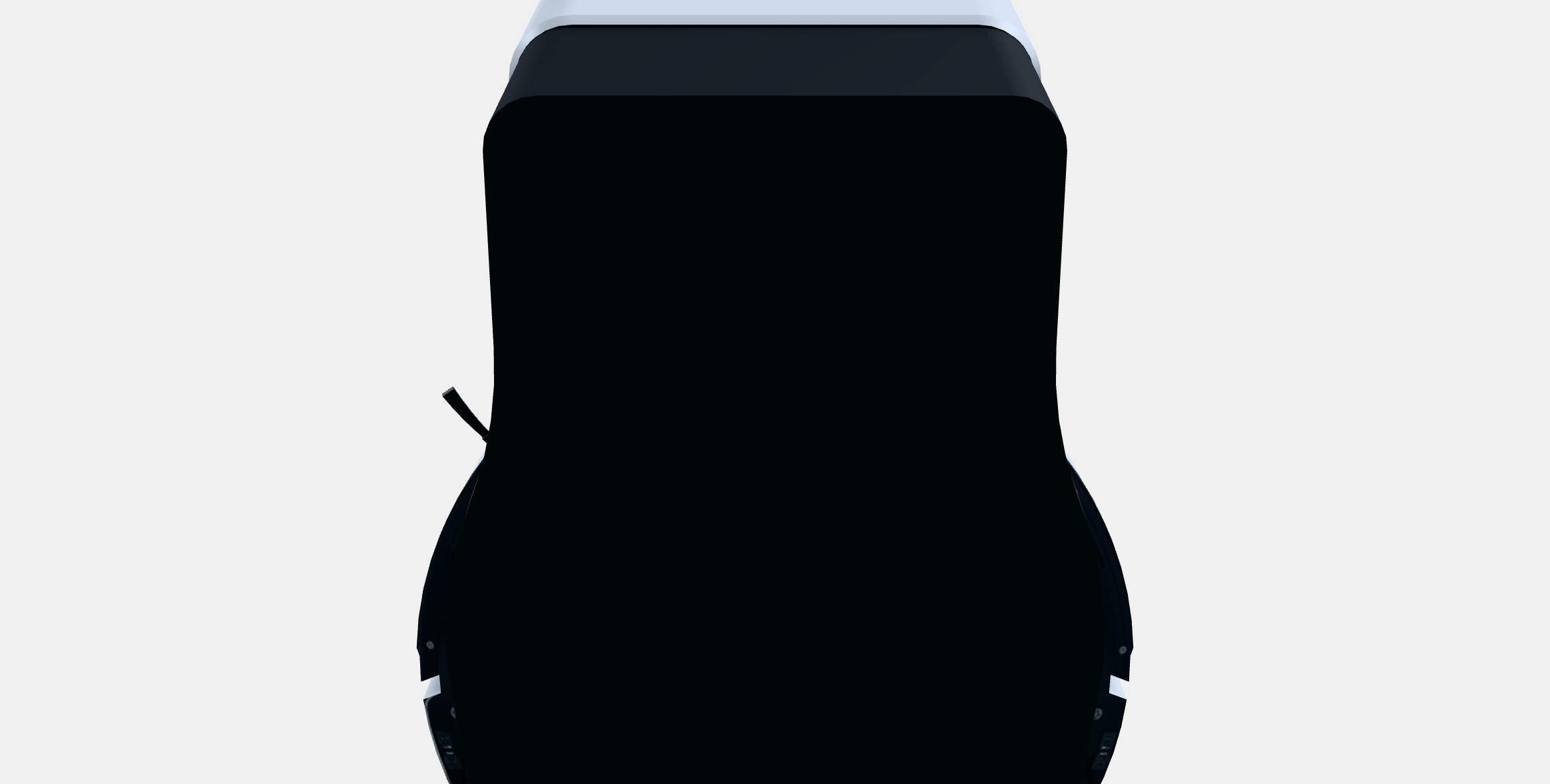 Roborock S8 white Low-poly 3D model_8