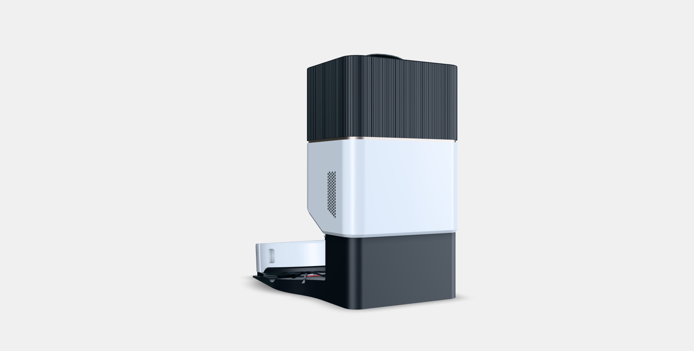 Roborock S8 white Low-poly 3D model_16