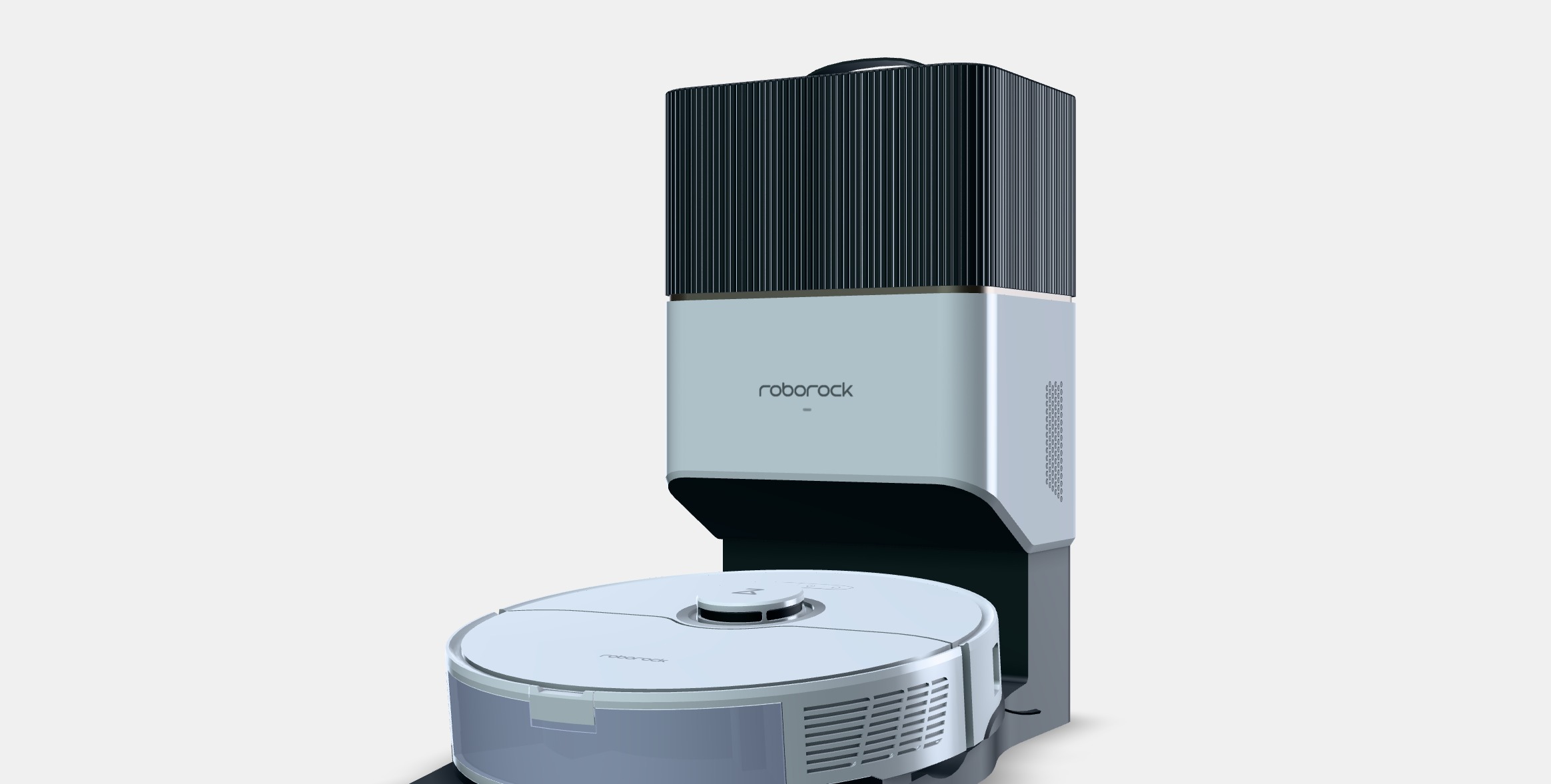 Roborock S8 white Low-poly 3D model_13