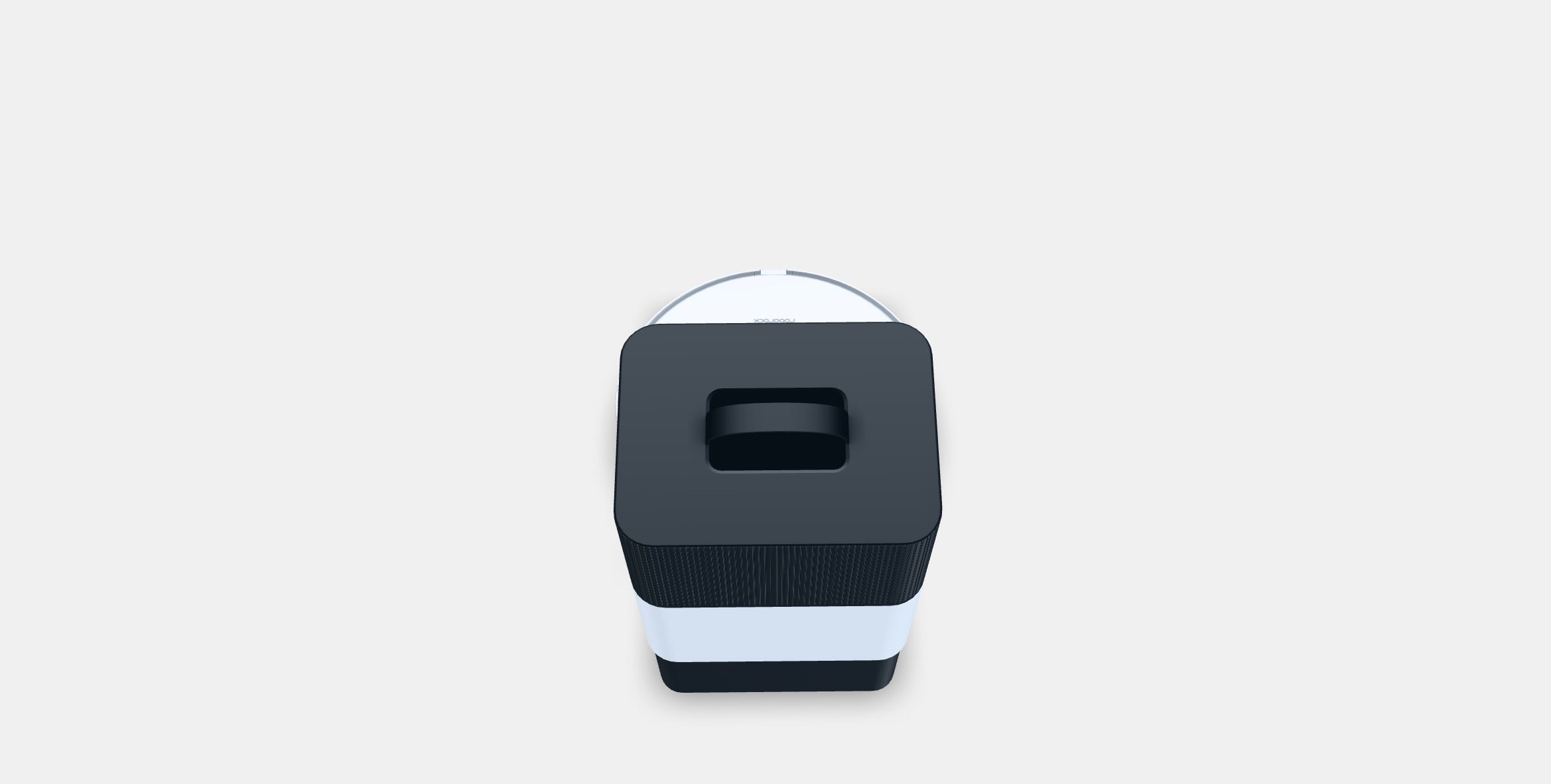 Roborock S8 white Low-poly 3D model_2