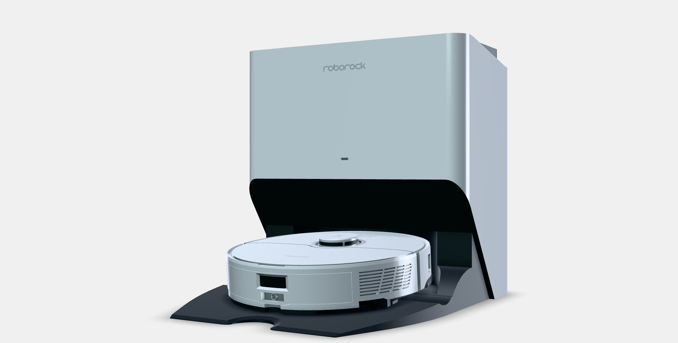 Roborock S8 Pro Ultra white Low-poly 3D model_13