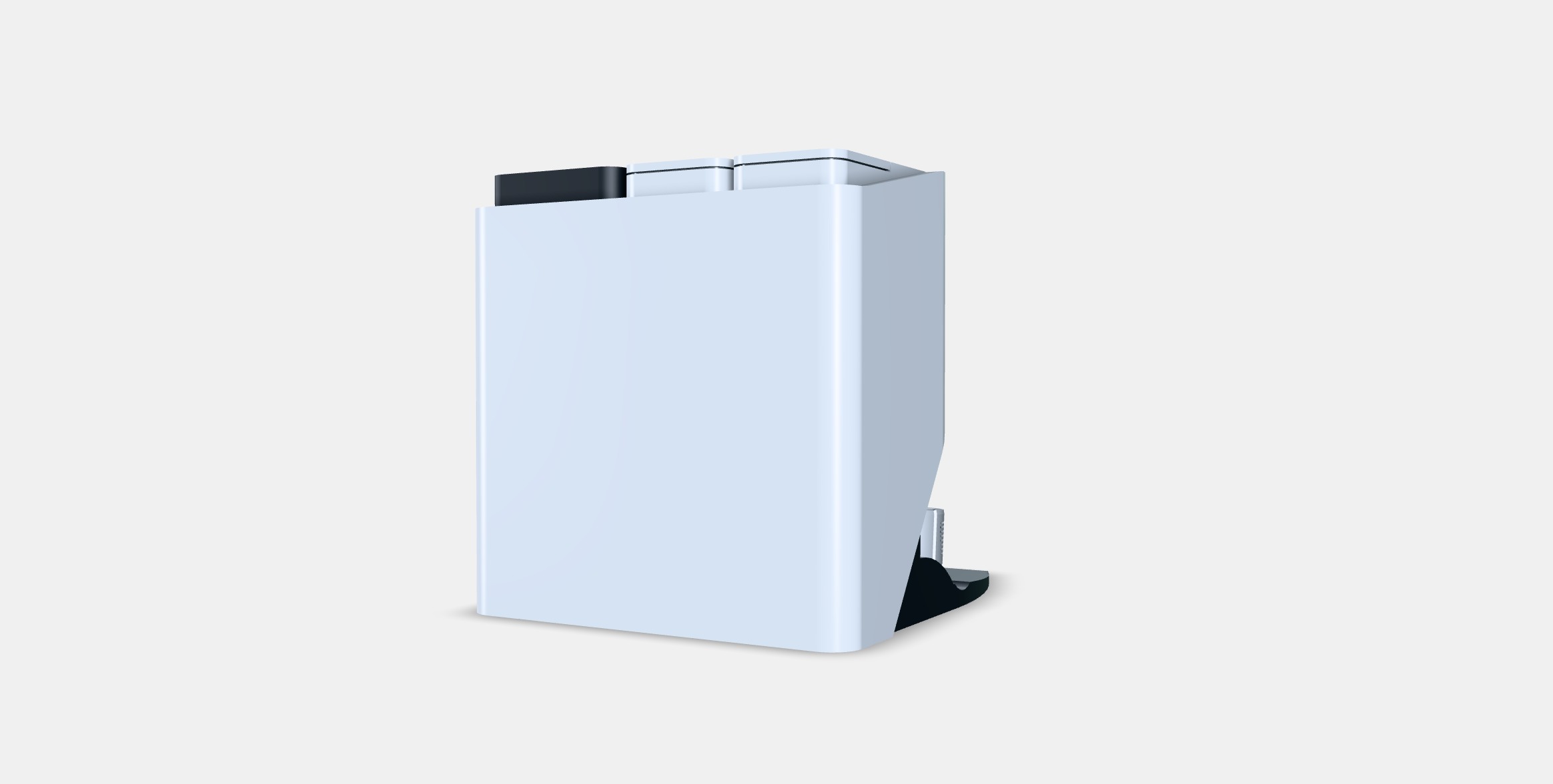 Roborock S8 Pro Ultra white Low-poly 3D model_5