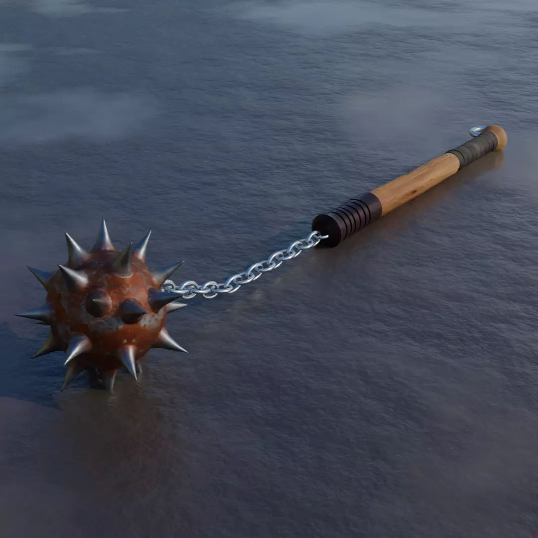 MEDIAVAL MACE Free 3D print model