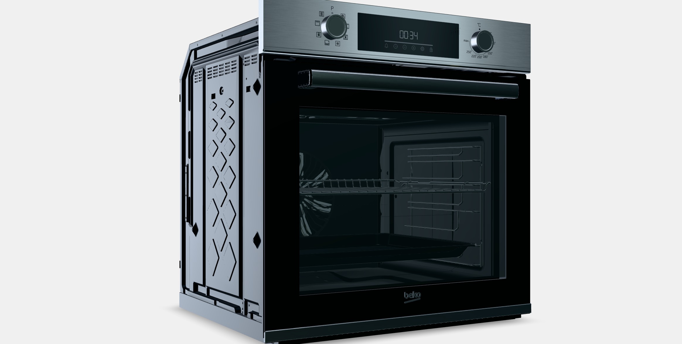 BEKO BBIM12301X Low-poly 3D model_10