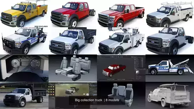 Big collection truck 
