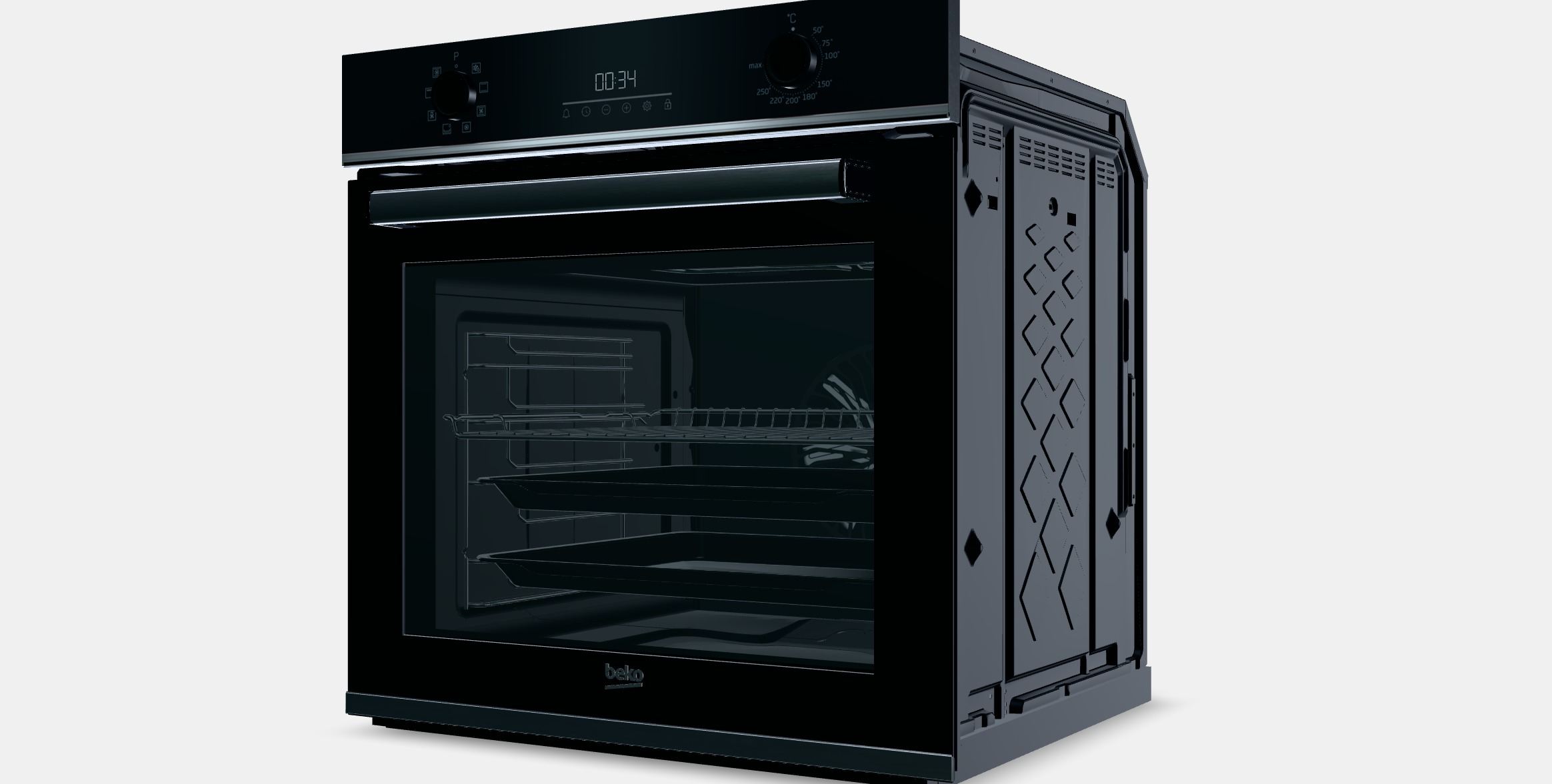 BEKO BBIM13300X Low-poly 3D model_13
