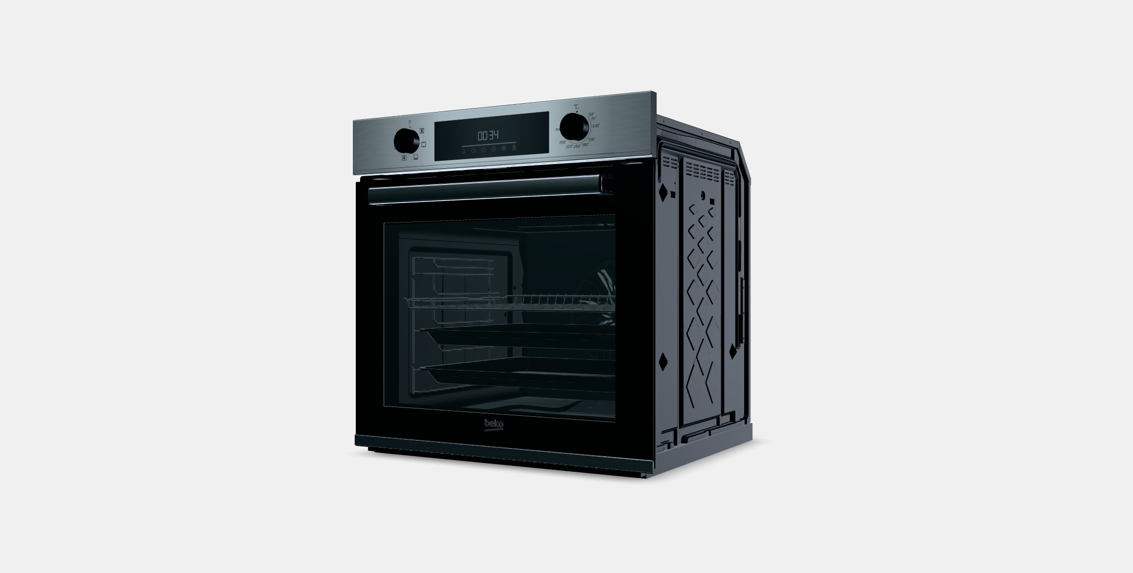 BEKO Beyond BBIE123001XD Low-poly 3D model_11